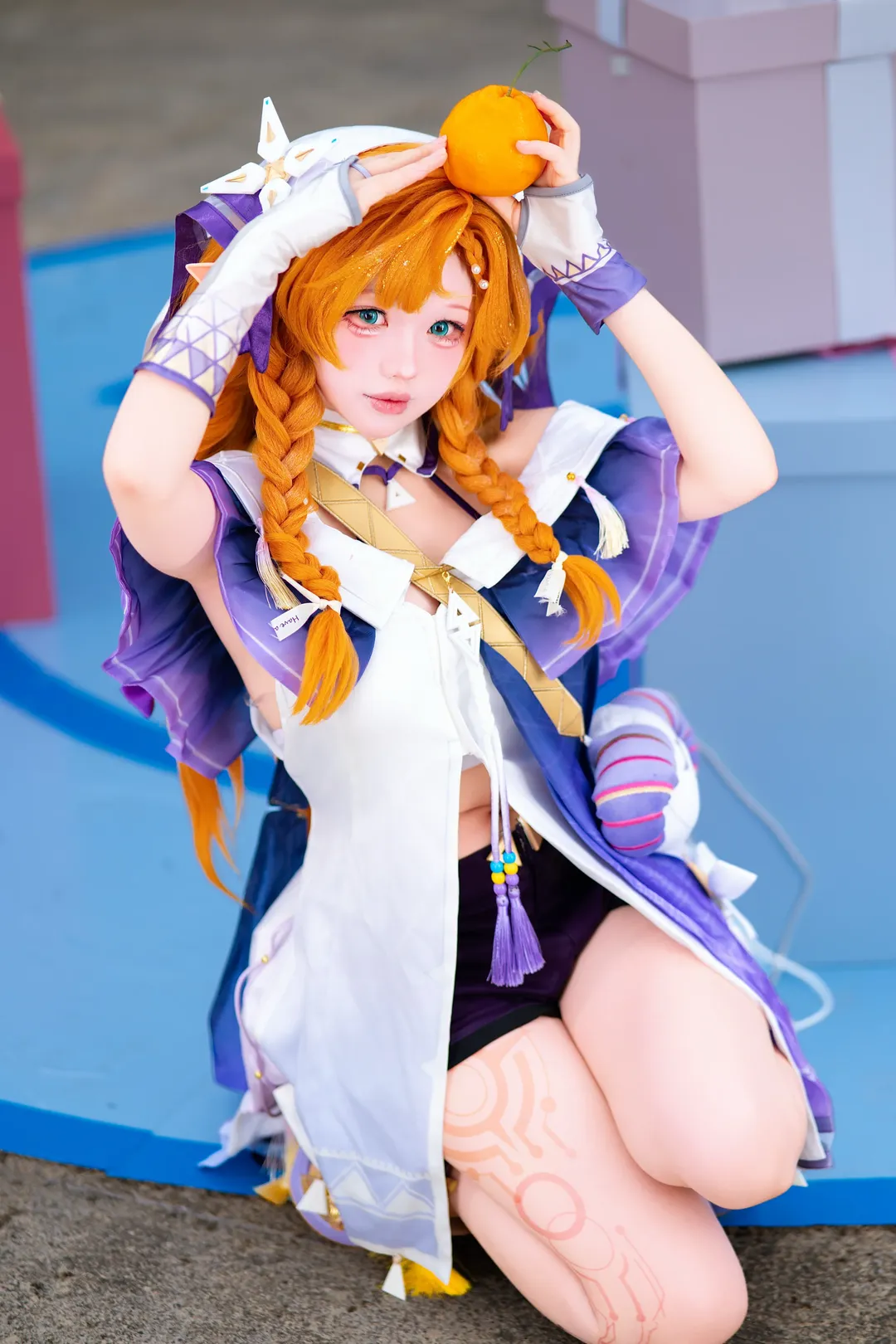 鸣潮, cosplay, 西格莉卡cos, 生日会, 橘子 - 第3张