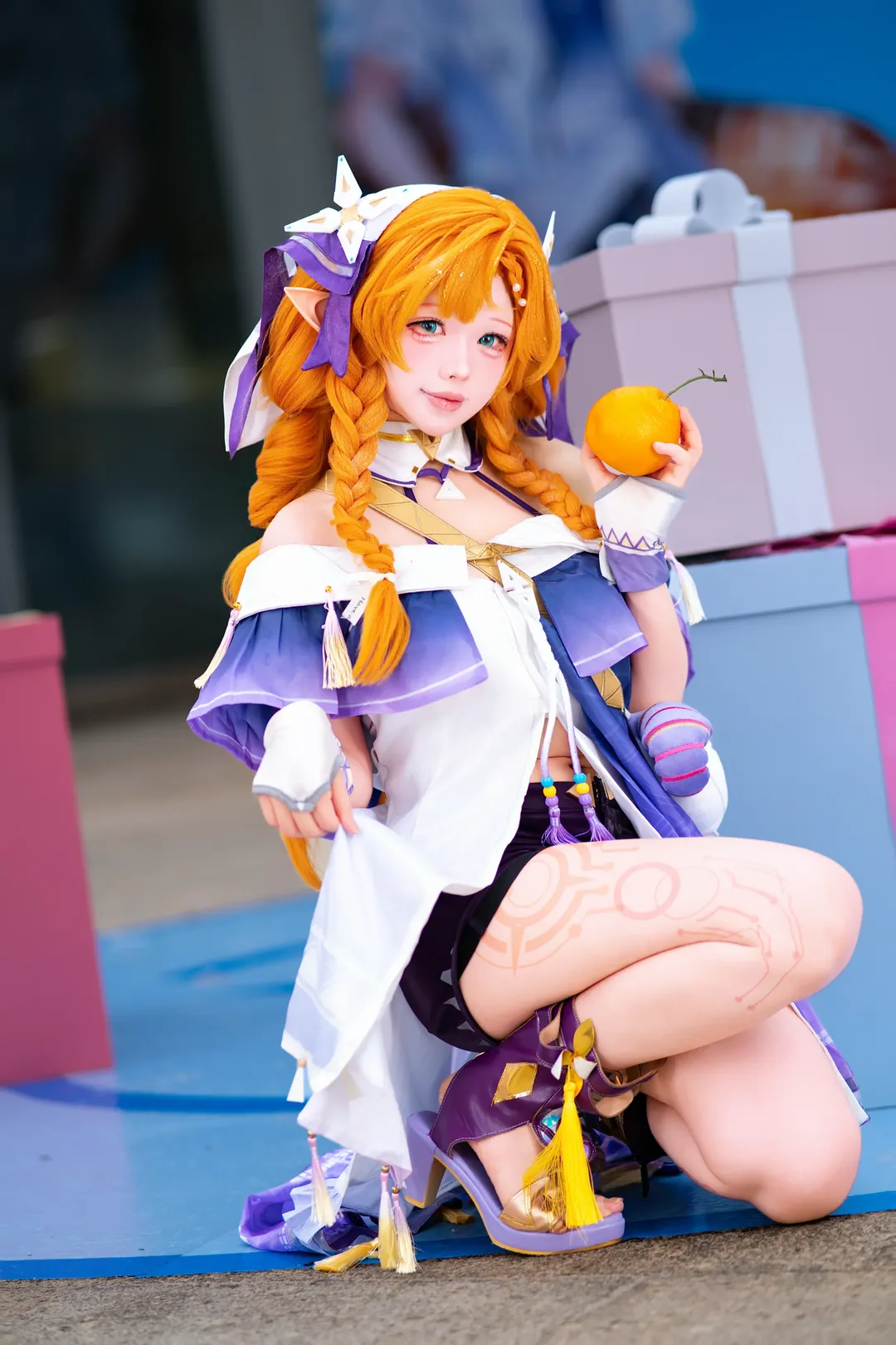 鸣潮, cosplay, 西格莉卡cos, 生日会, 橘子 - 第5张