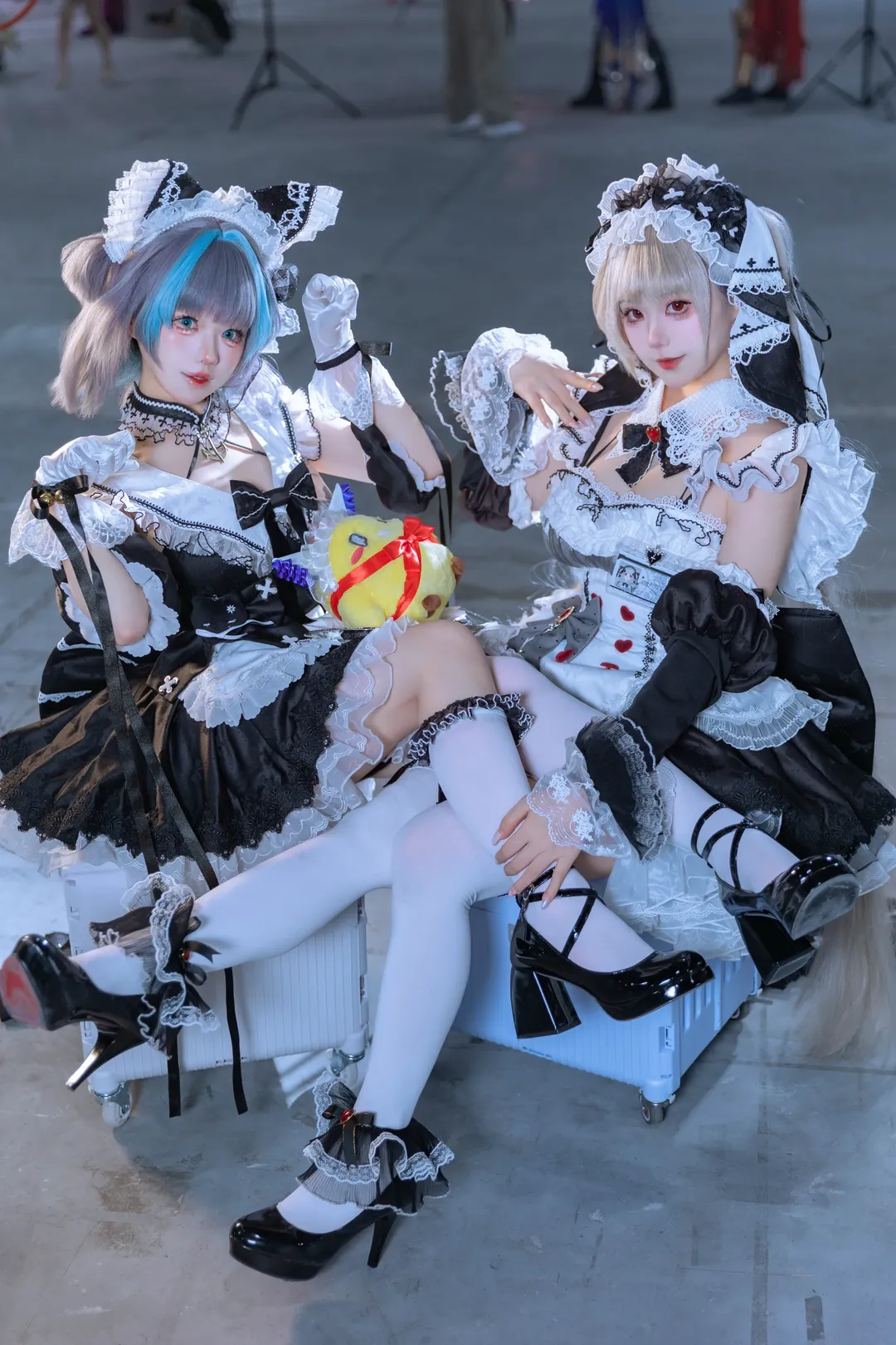 cosplay, 柴郡cos, 碧蓝航线, 女仆装, 广州漫展 - 第1张