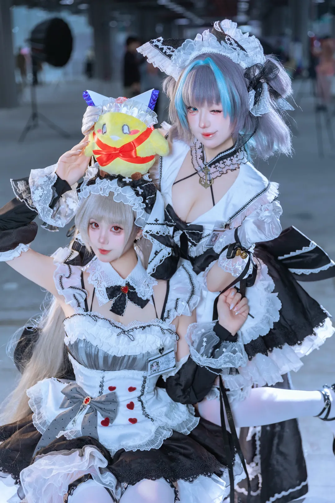 cosplay, 柴郡cos, 碧蓝航线, 女仆装, 广州漫展