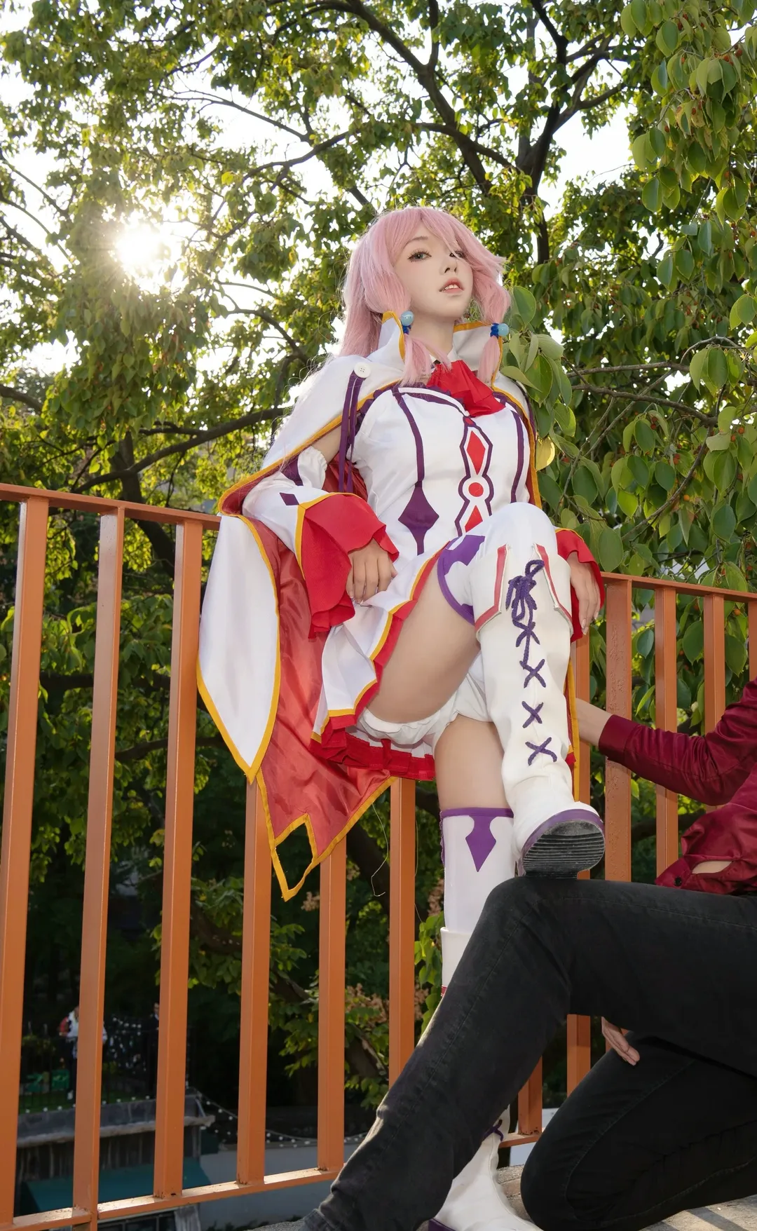 二次元少女, 户外摄影, 芙蕾雅cos, 粉色头发cosplay, 魔法师 - 第1张