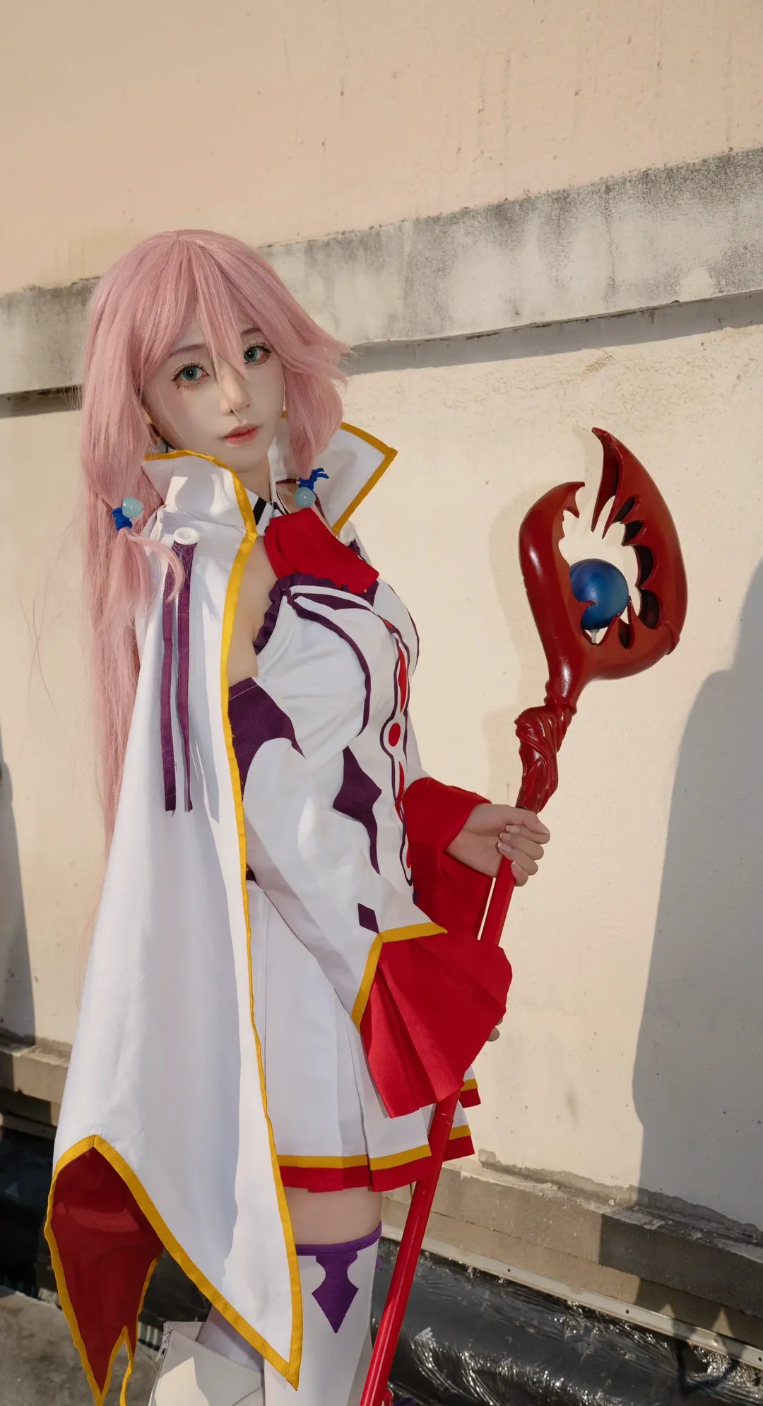 二次元少女, 户外摄影, 芙蕾雅cos, 粉色头发cosplay, 魔法师 - 第10张