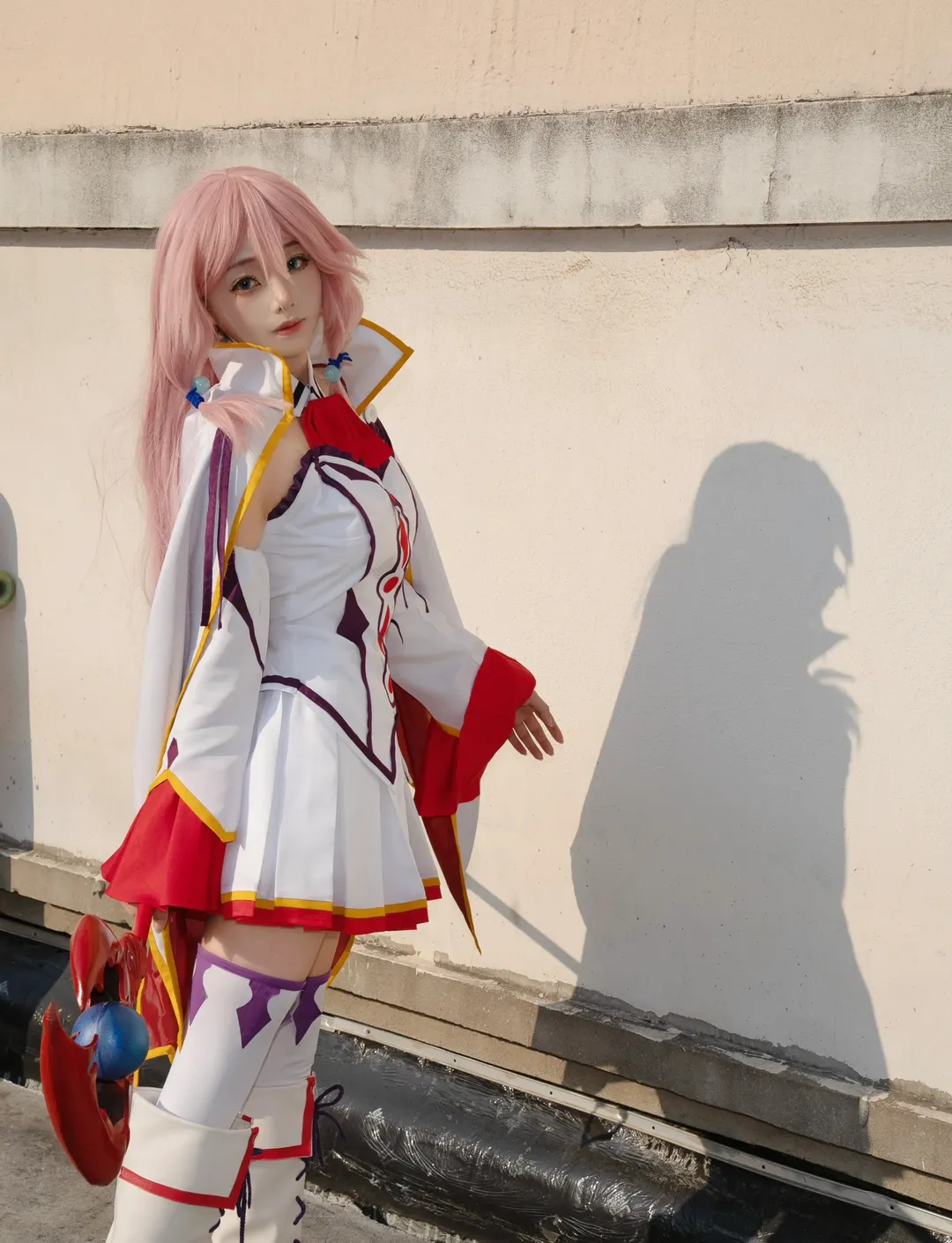 二次元少女, 户外摄影, 芙蕾雅cos, 粉色头发cosplay, 魔法师 - 第12张
