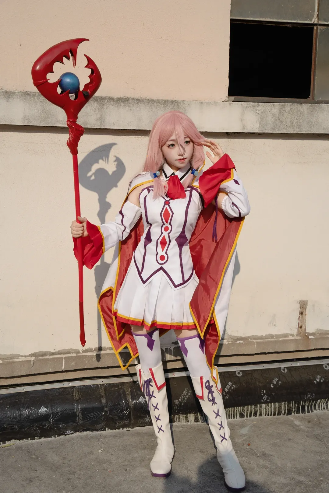 二次元少女, 户外摄影, 芙蕾雅cos, 粉色头发cosplay, 魔法师 - 第2张