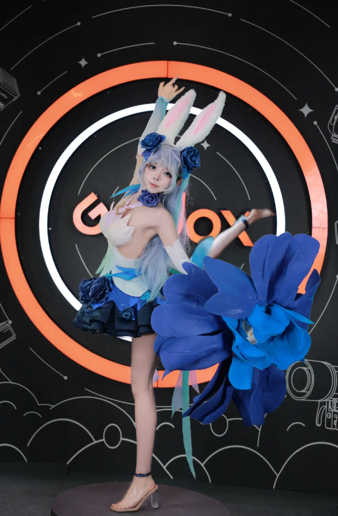 cosplay, 王者荣耀, 公孙离cos, 花间舞, 拍照动作 - 第3张