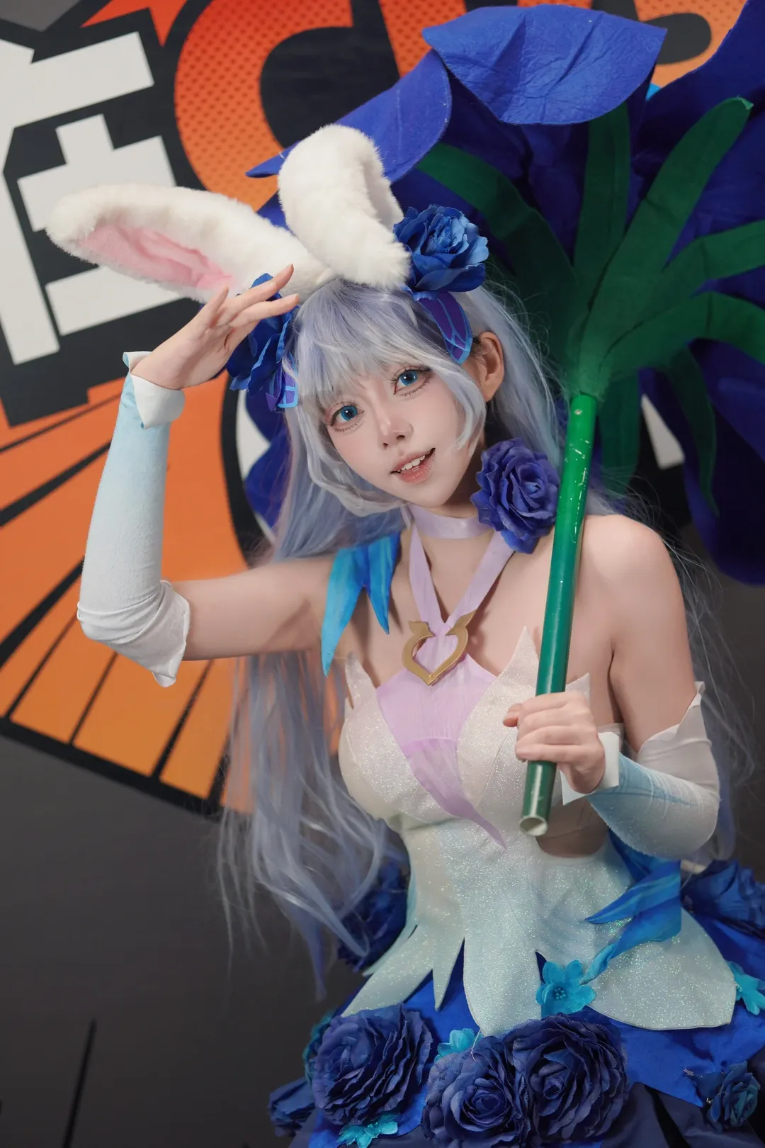 cosplay, 王者荣耀, 公孙离cos, 花间舞, 拍照动作 - 第6张