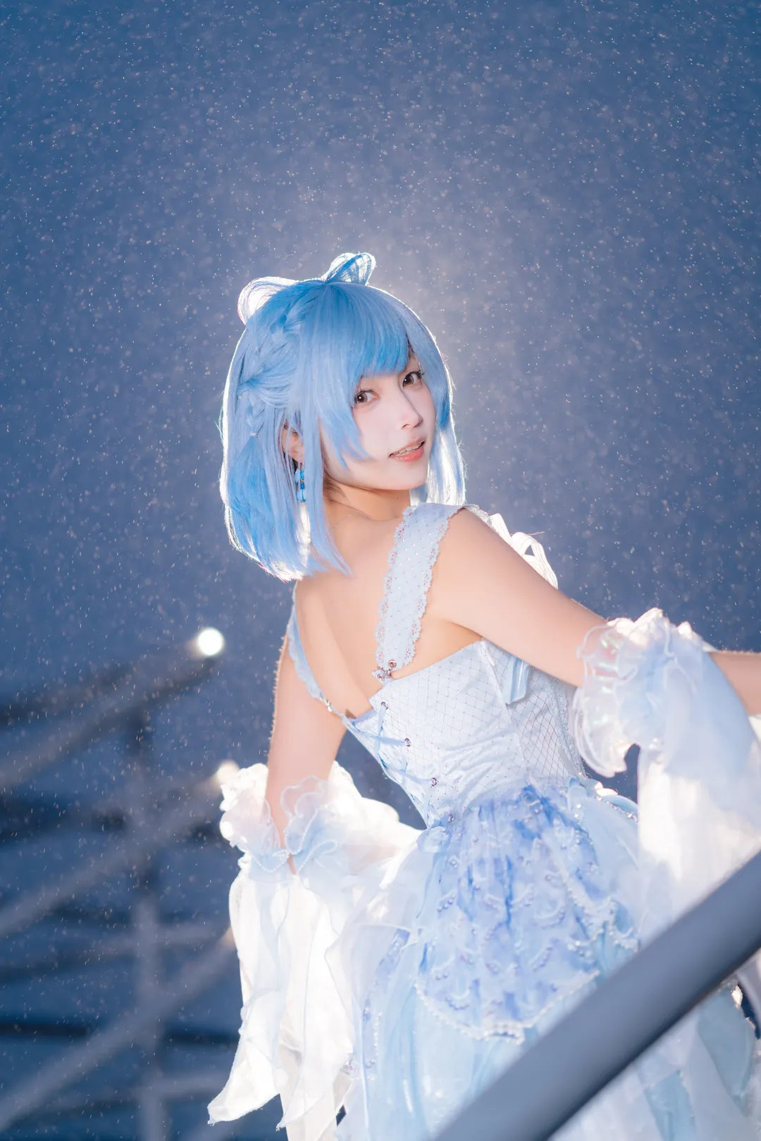 二次元摄影, cosplay分享, 水蓝蓝cos, 洛克王国世界, 蓝调氛围感 - 第4张