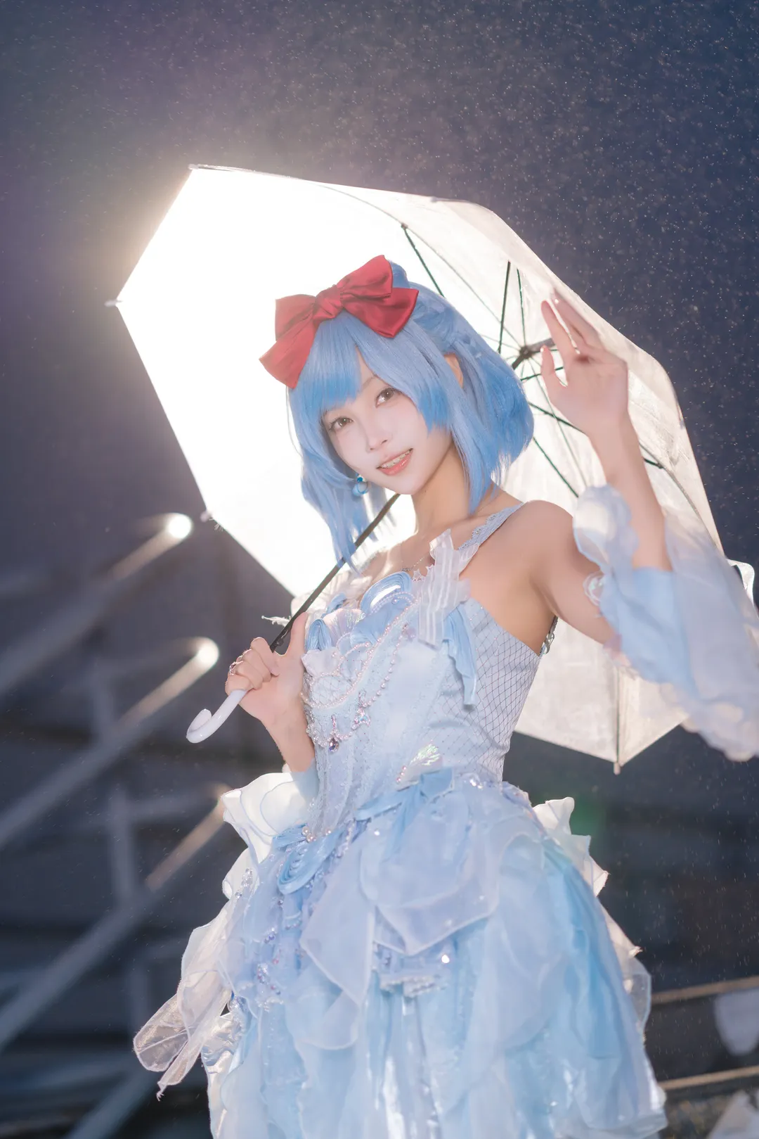 二次元摄影, cosplay分享, 水蓝蓝cos, 洛克王国世界, 蓝调氛围感 - 第7张