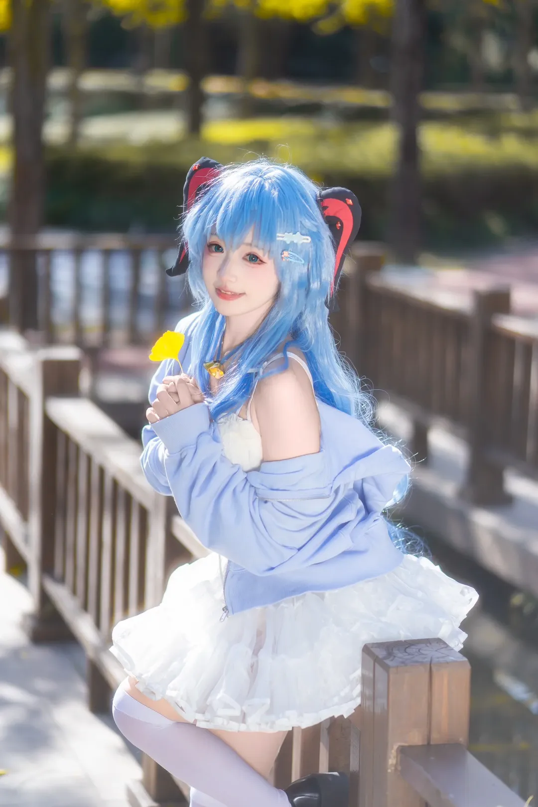 原神, 甘雨cos, 私设, 银杏, 日常风