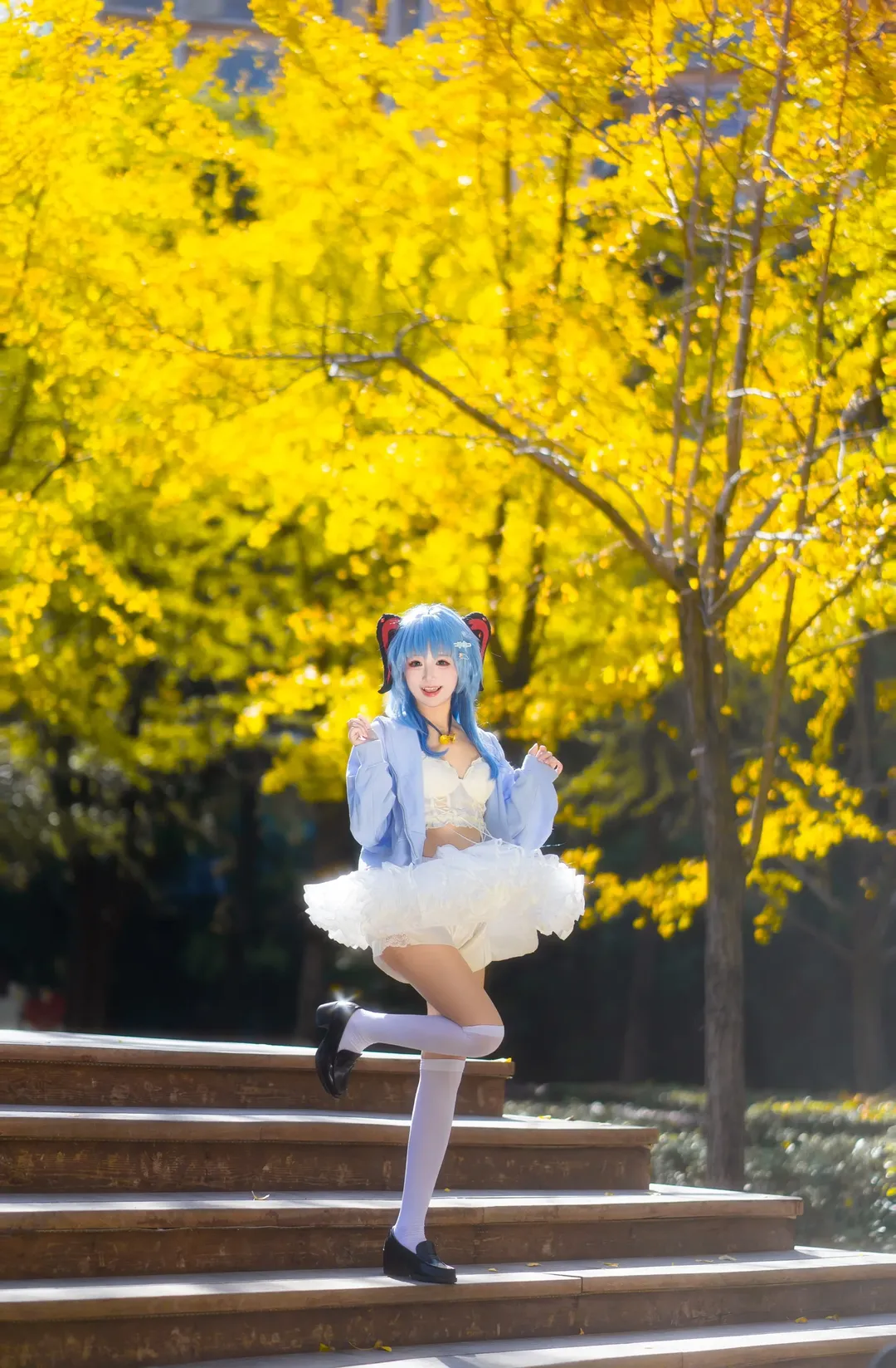 原神, 甘雨 コスプレ, 独自設定, 銀杏, 日常風 - 10枚目