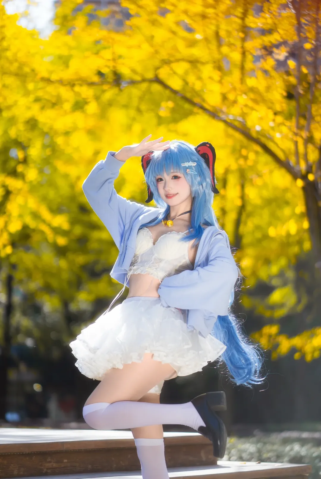 原神, 甘雨 コスプレ, 独自設定, 銀杏, 日常風 - 2枚目