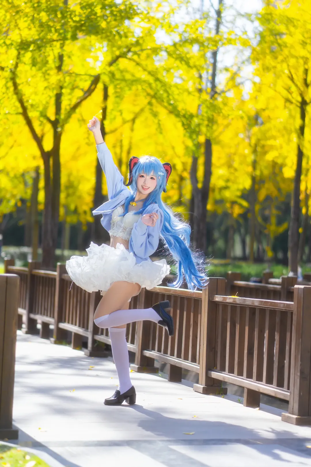 原神, 甘雨 コスプレ, 独自設定, 銀杏, 日常風 - 4枚目