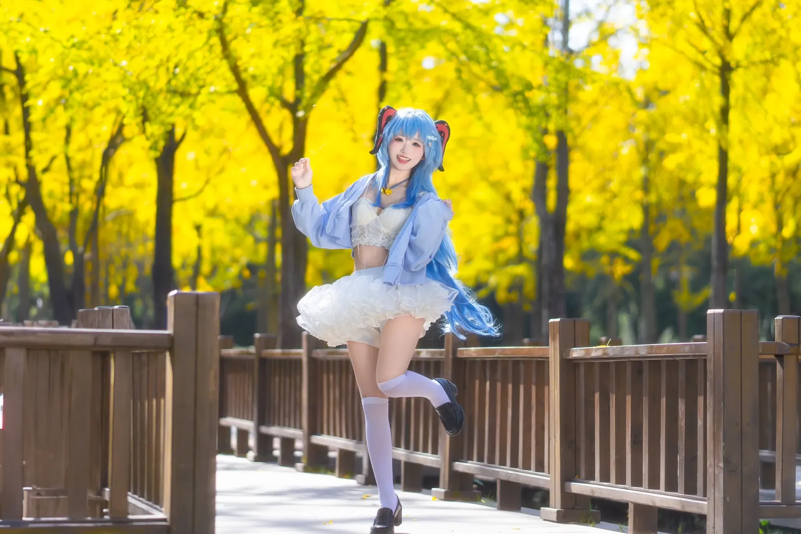 原神, 甘雨 コスプレ, 独自設定, 銀杏, 日常風 - 6枚目