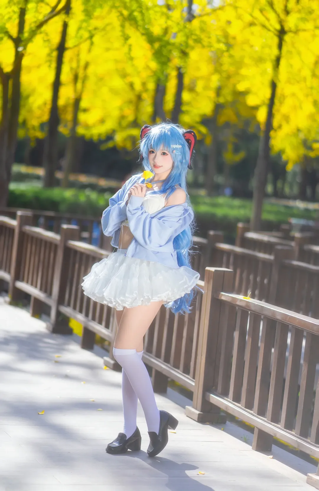 原神, 甘雨 コスプレ, 独自設定, 銀杏, 日常風 - 7枚目