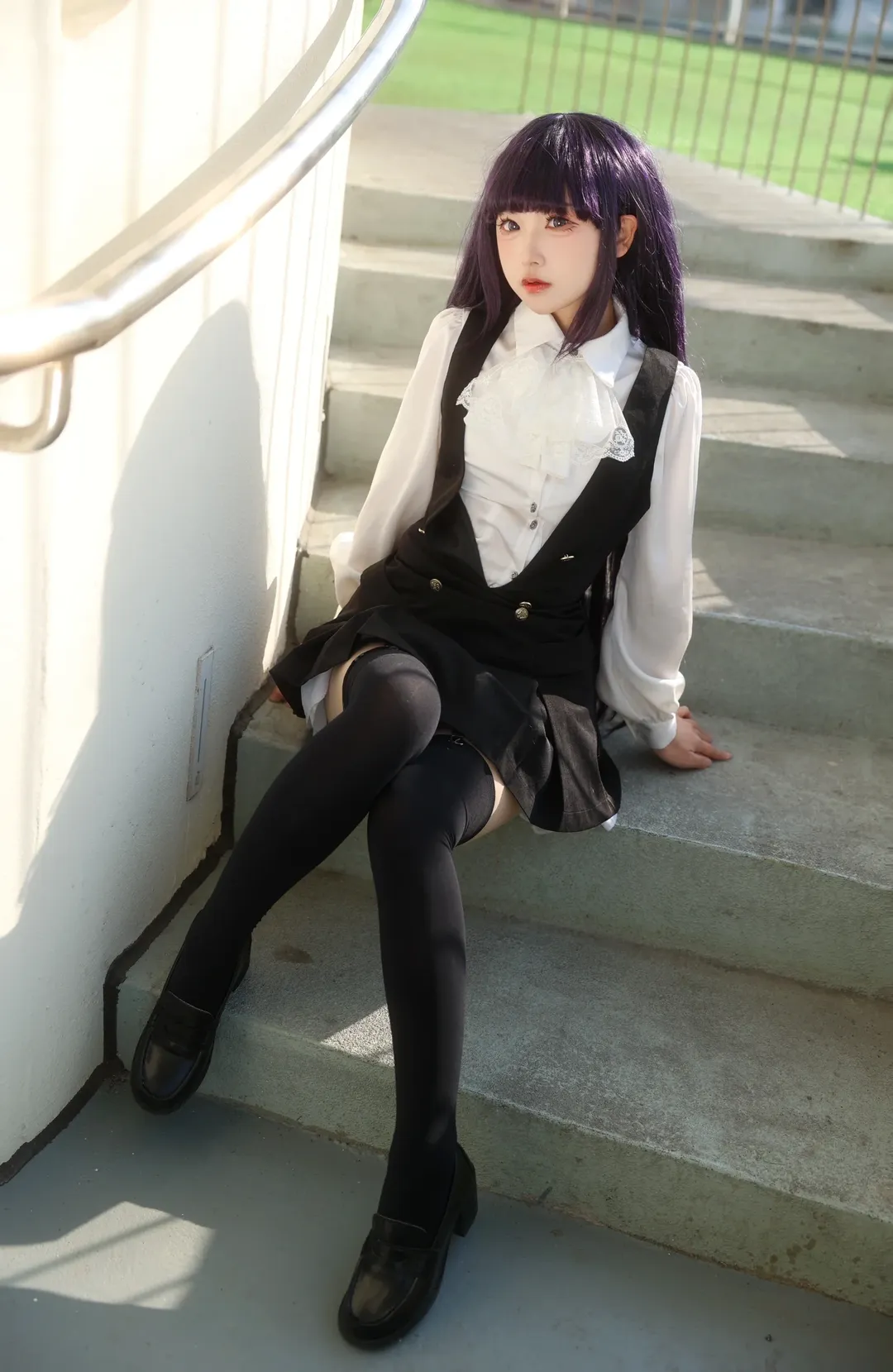 凛凛蝶cos, 妖狐仆, cosplay日常, 二次元穿搭, 户外人像 - 第10张