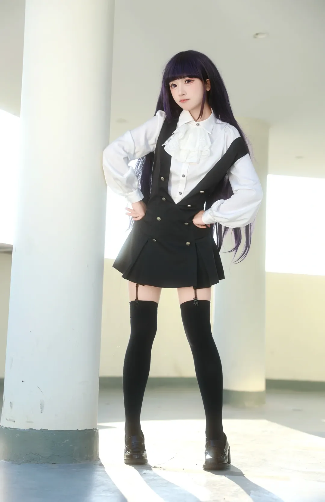 凛凛蝶cos, 妖狐仆, cosplay日常, 二次元穿搭, 户外人像 - 第12张