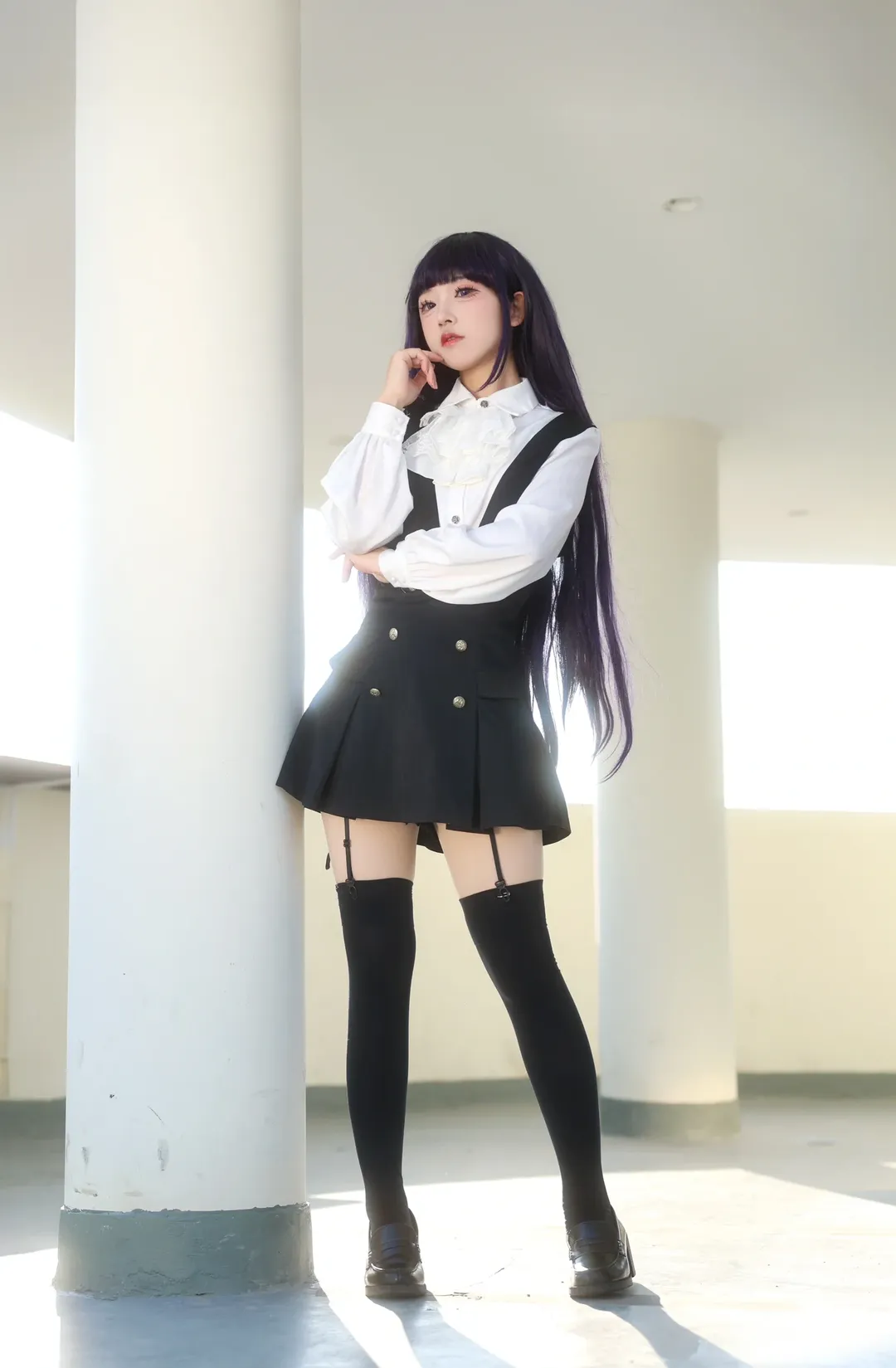凛凛蝶cos, 妖狐仆, cosplay日常, 二次元穿搭, 户外人像