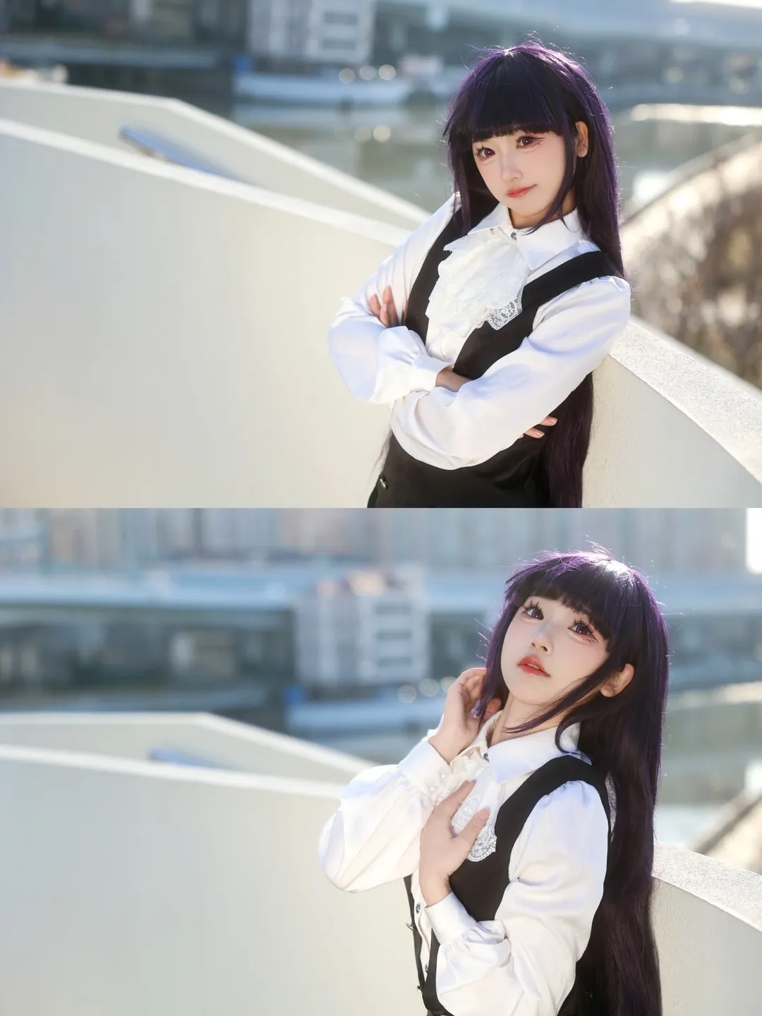 凛凛蝶cos, 妖狐仆, cosplay日常, 二次元穿搭, 户外人像 - 第4张