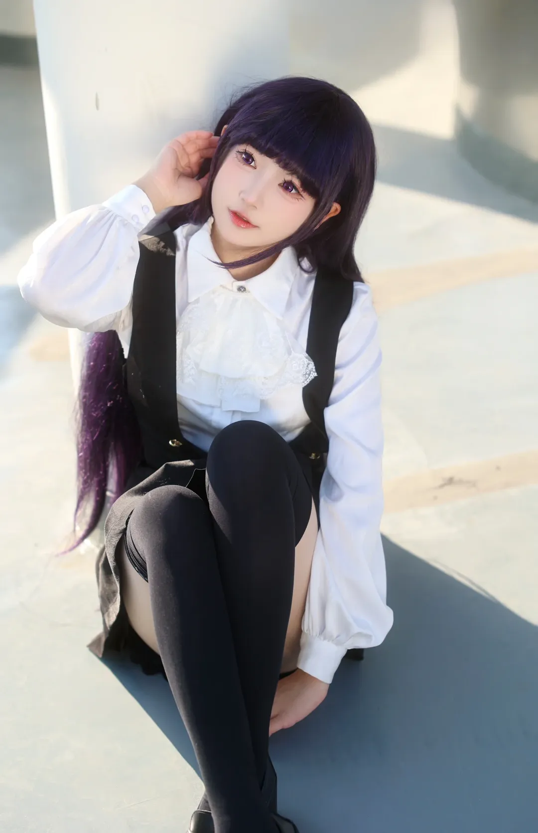 凛凛蝶cos, 妖狐仆, cosplay日常, 二次元穿搭, 户外人像 - 第7张