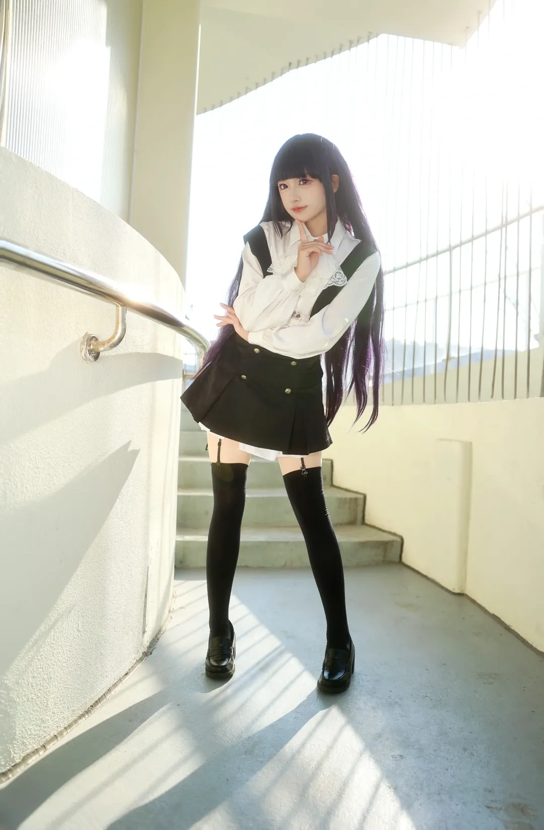 凛凛蝶cos, 妖狐仆, cosplay日常, 二次元穿搭, 户外人像 - 第8张