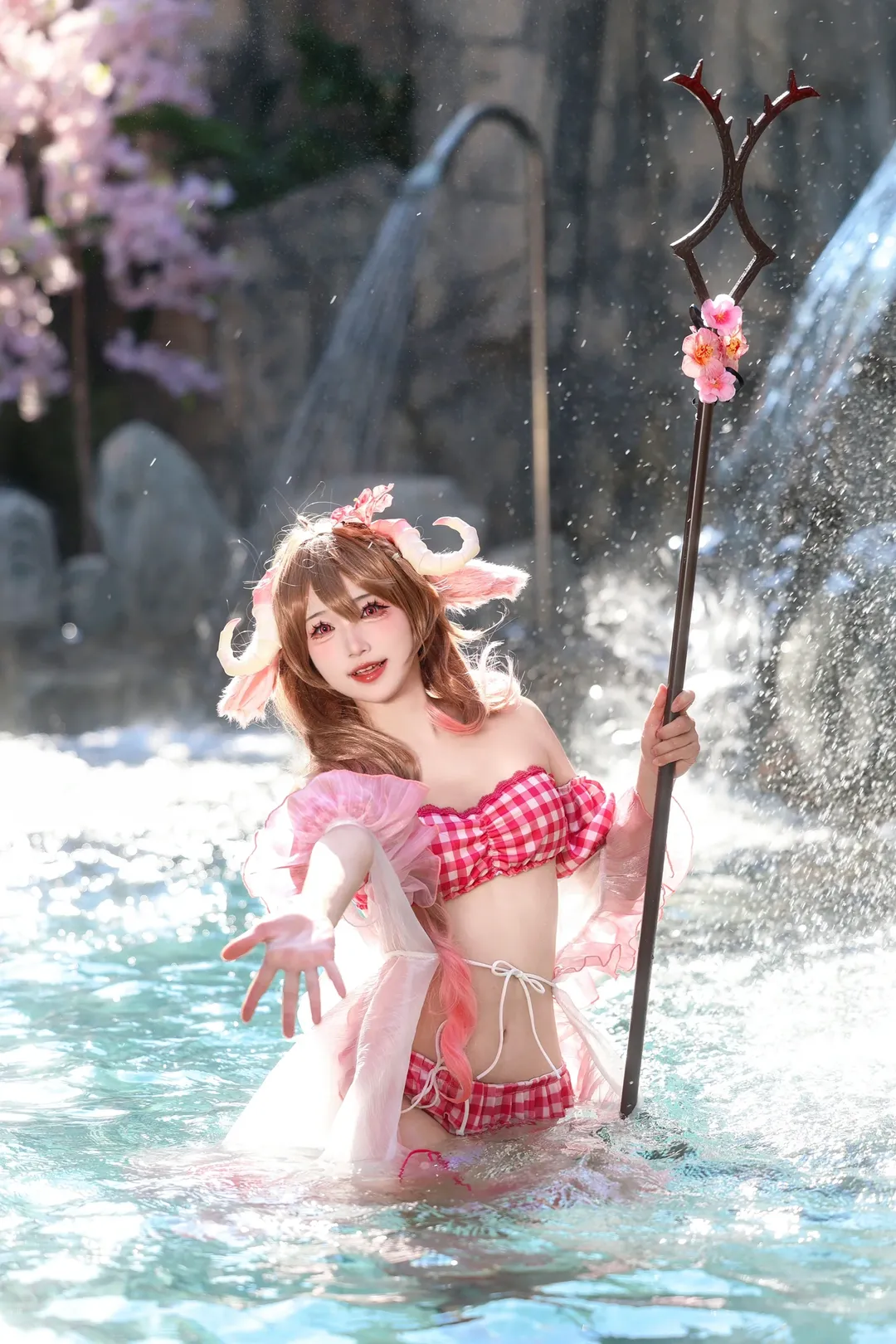 户外摄影, 二次元cosplay, 明日方舟, 艾雅法拉cos, 夏日泳装cos - 第2张