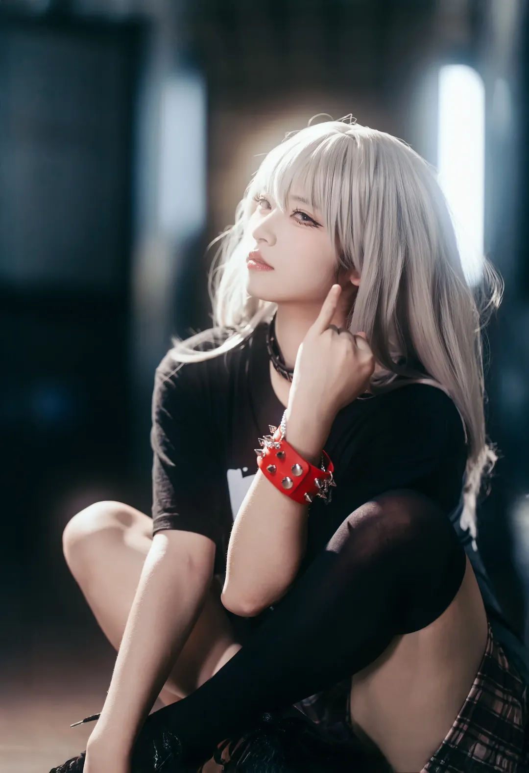 Night portrait, Anime-style fashion, Cosplay photos, Kawaragi Momoka cosplay, GIRLS BAND CRY - Image 5