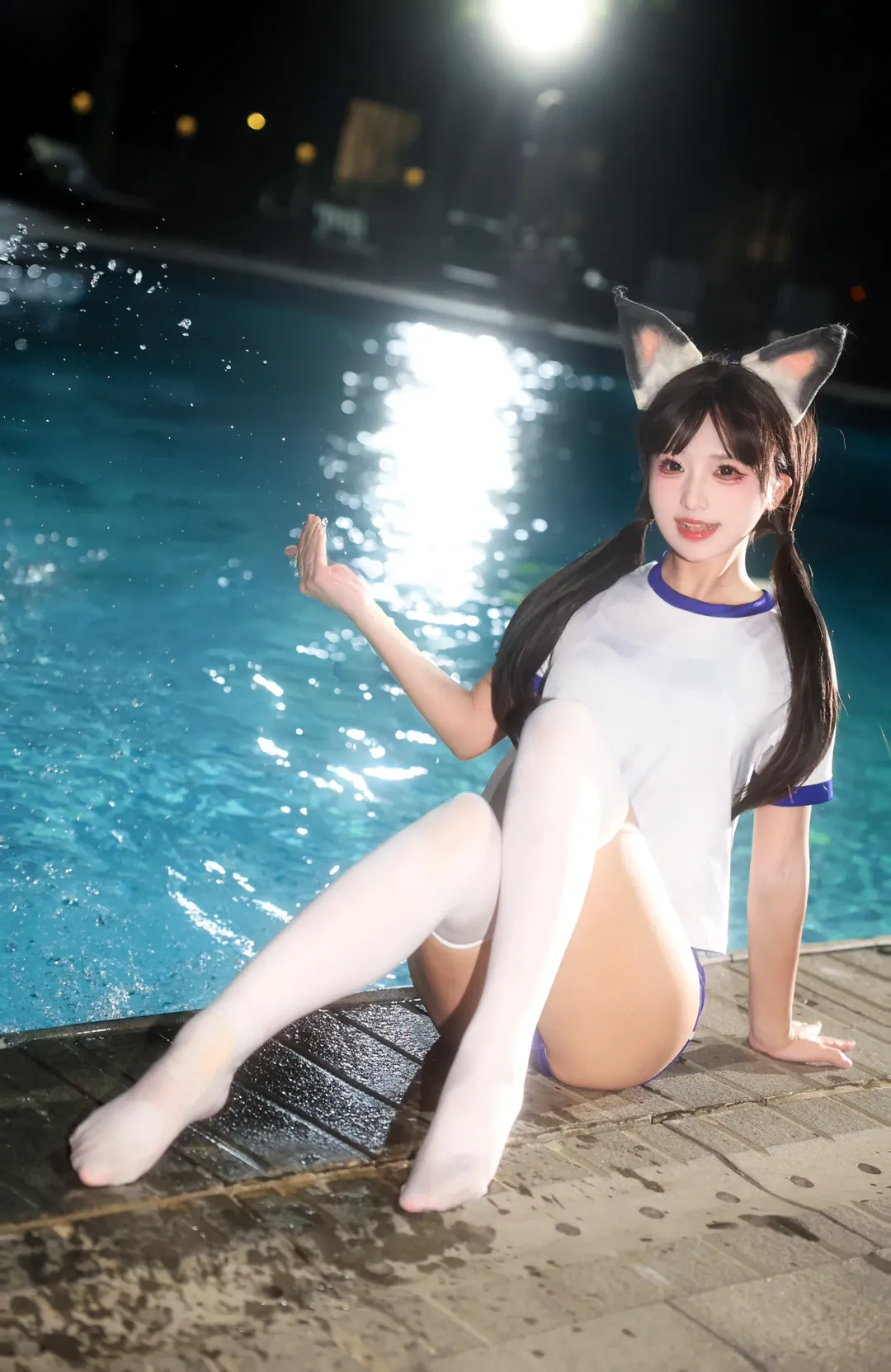 二次元摄影, 永劫无间, 夜景人像, 胡桃cos, 泳衣cos - 第2张
