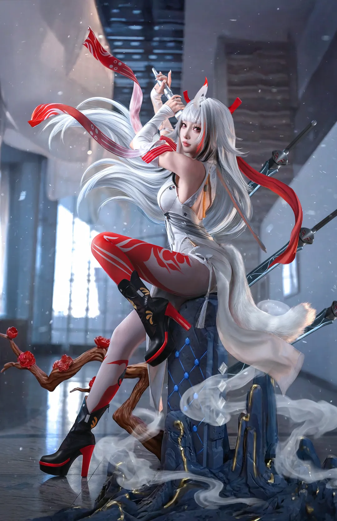 叶瞬光cos, 绝区零, 二次元cos, cosplay摄影, 国风动作cos