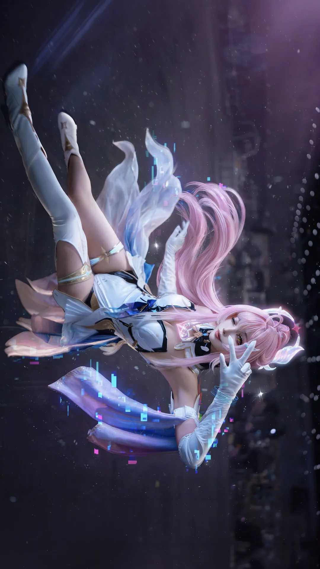 鸣潮, 二次元少女, 爱弥斯cos, cosplay摄影, 赛博朋克风 - 第2张