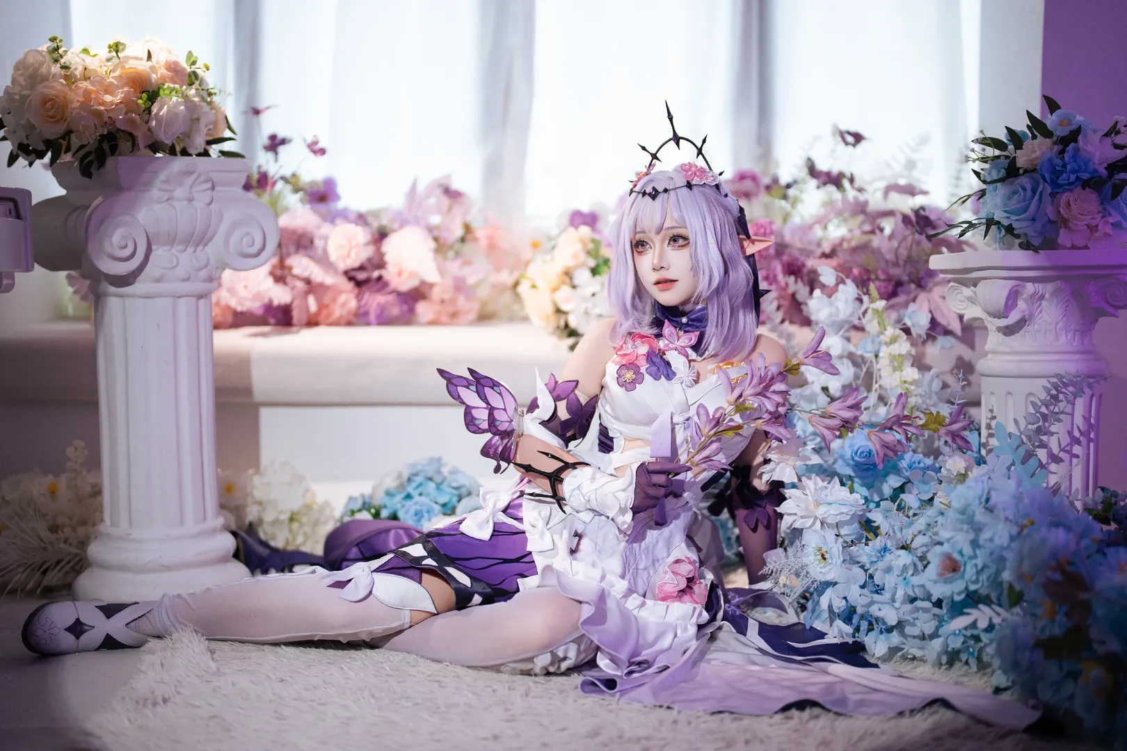 崩坏星穹铁道, 遐蝶cos, 二次元cos, cosplay正片, 花海写真