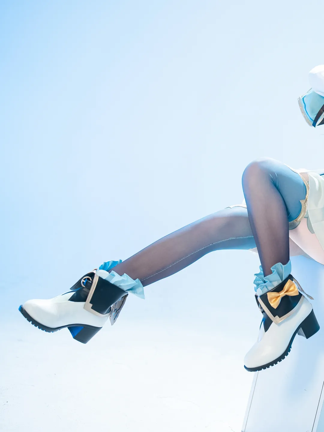 cosplay, 崩坏：星穹铁道, 流萤cos, 雪地场景, 高还原 - 第1张