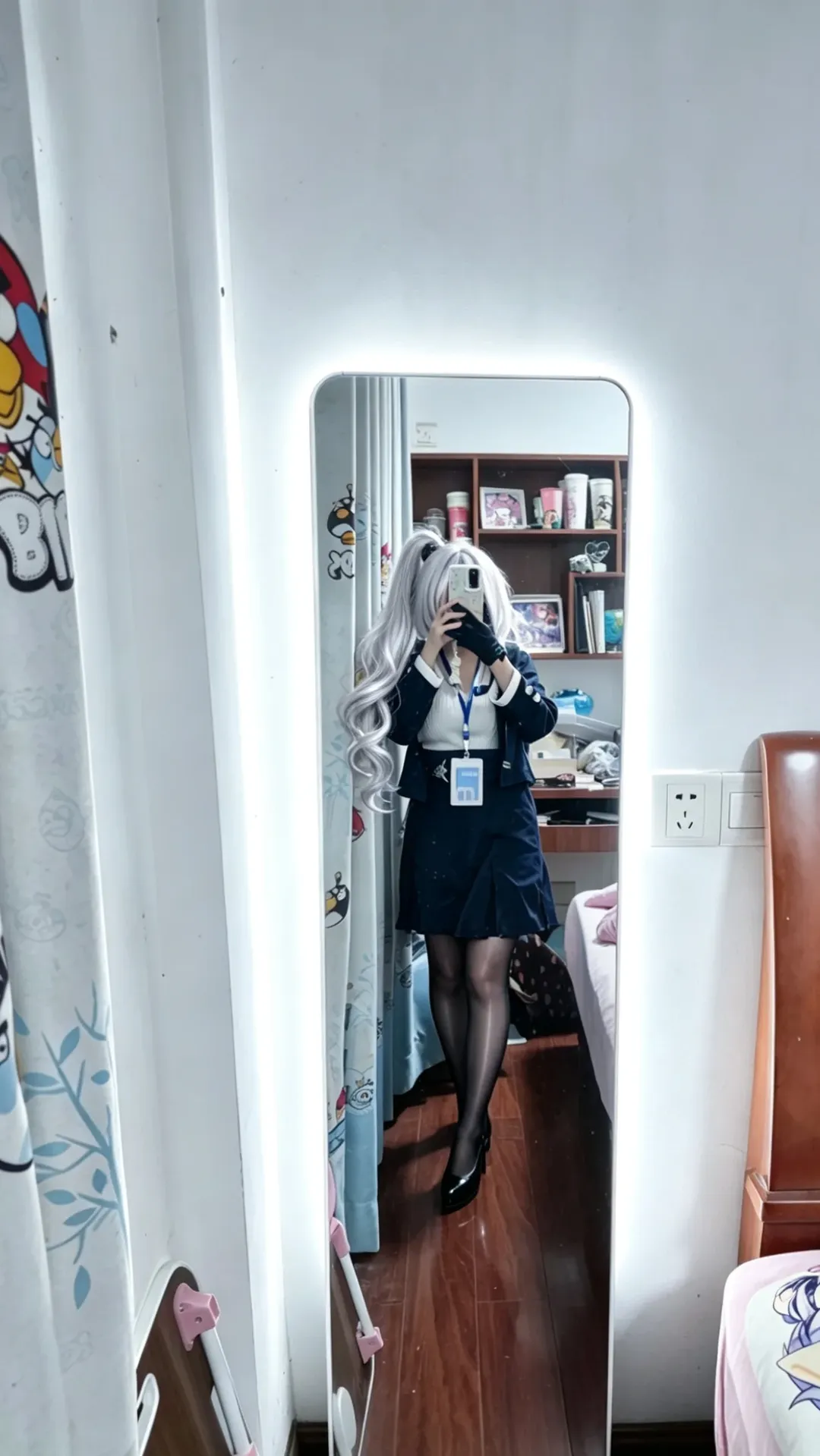 コスプレ, 崩壊3rd, ブローニャ コスプレ, 非凡な態度, 鏡越しの自撮り