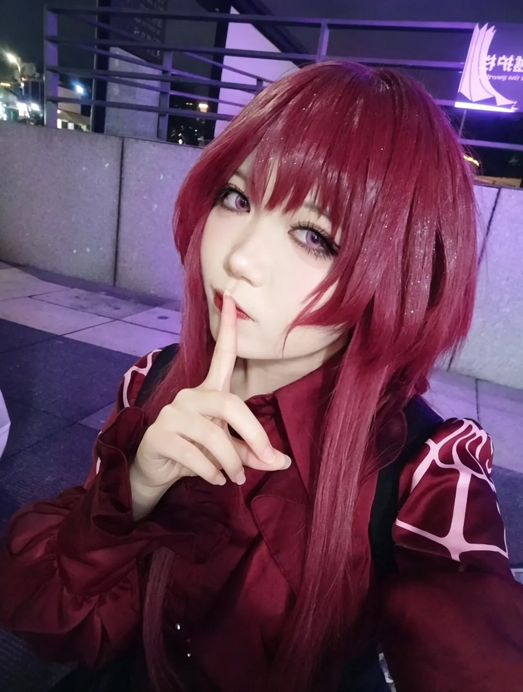 cosplay, 崩坏星穹铁道, 卡芙卡cos, 星核猎手, 红发造型