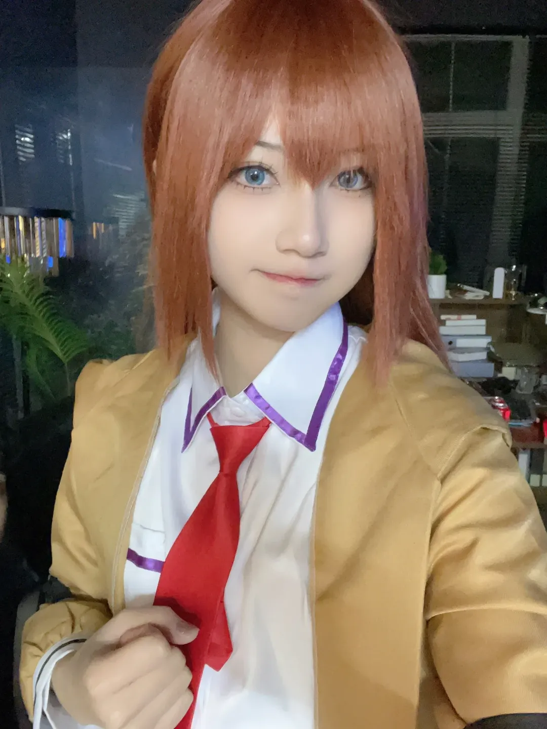 二次元摄影, 红发角色, 牧濑红莉栖cos, 命运石之门, cosplay日常 - 第10张