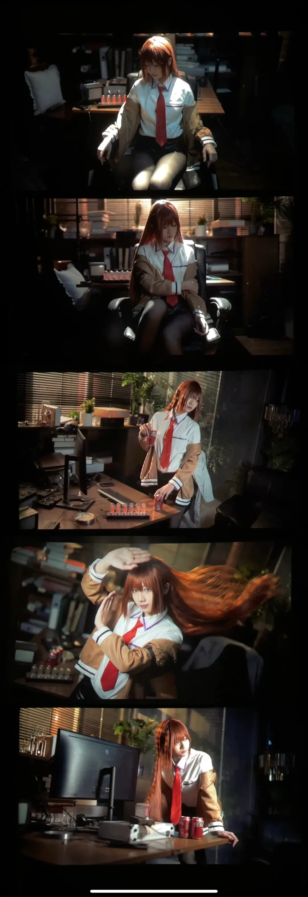 二次元摄影, 红发角色, 牧濑红莉栖cos, 命运石之门, cosplay日常 - 第5张