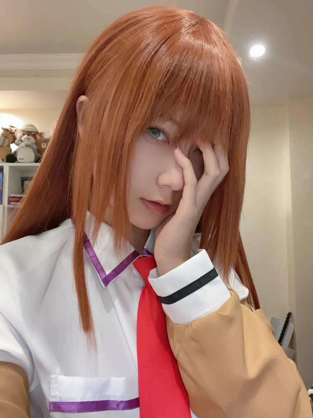 二次元摄影, 红发角色, 牧濑红莉栖cos, 命运石之门, cosplay日常 - 第6张