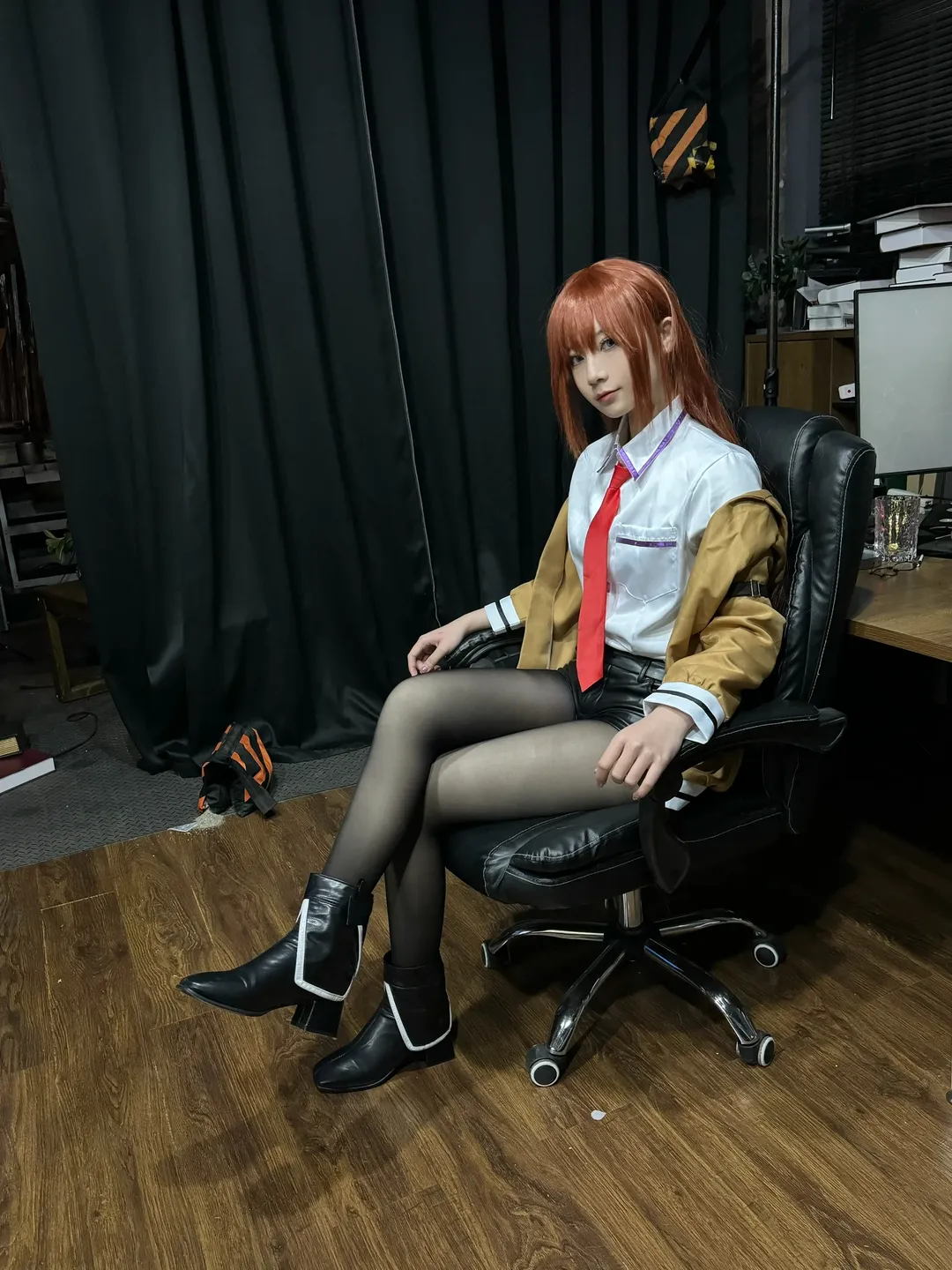 二次元摄影, 红发角色, 牧濑红莉栖cos, 命运石之门, cosplay日常 - 第8张