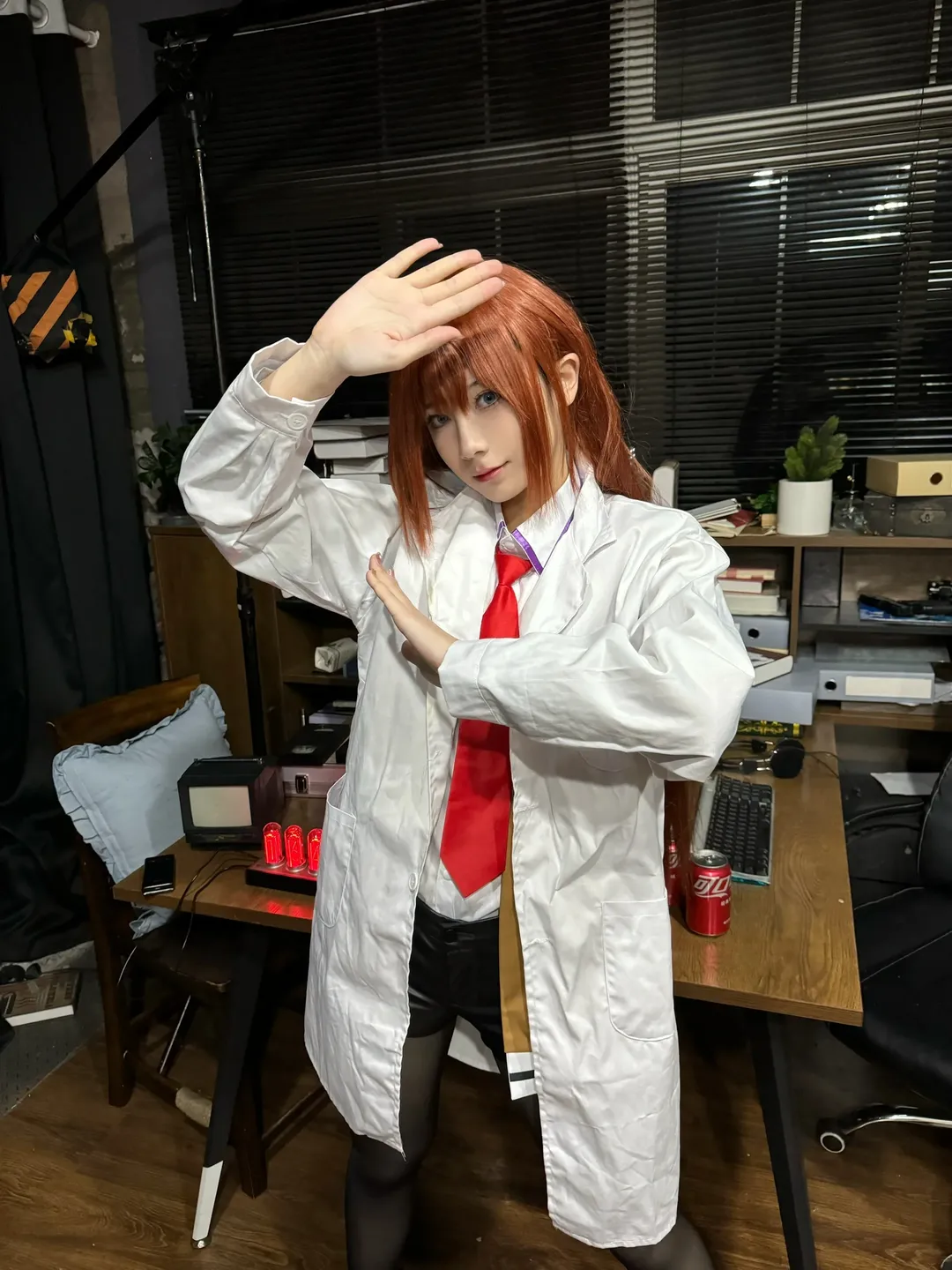 二次元摄影, 红发角色, 牧濑红莉栖cos, 命运石之门, cosplay日常 - 第9张