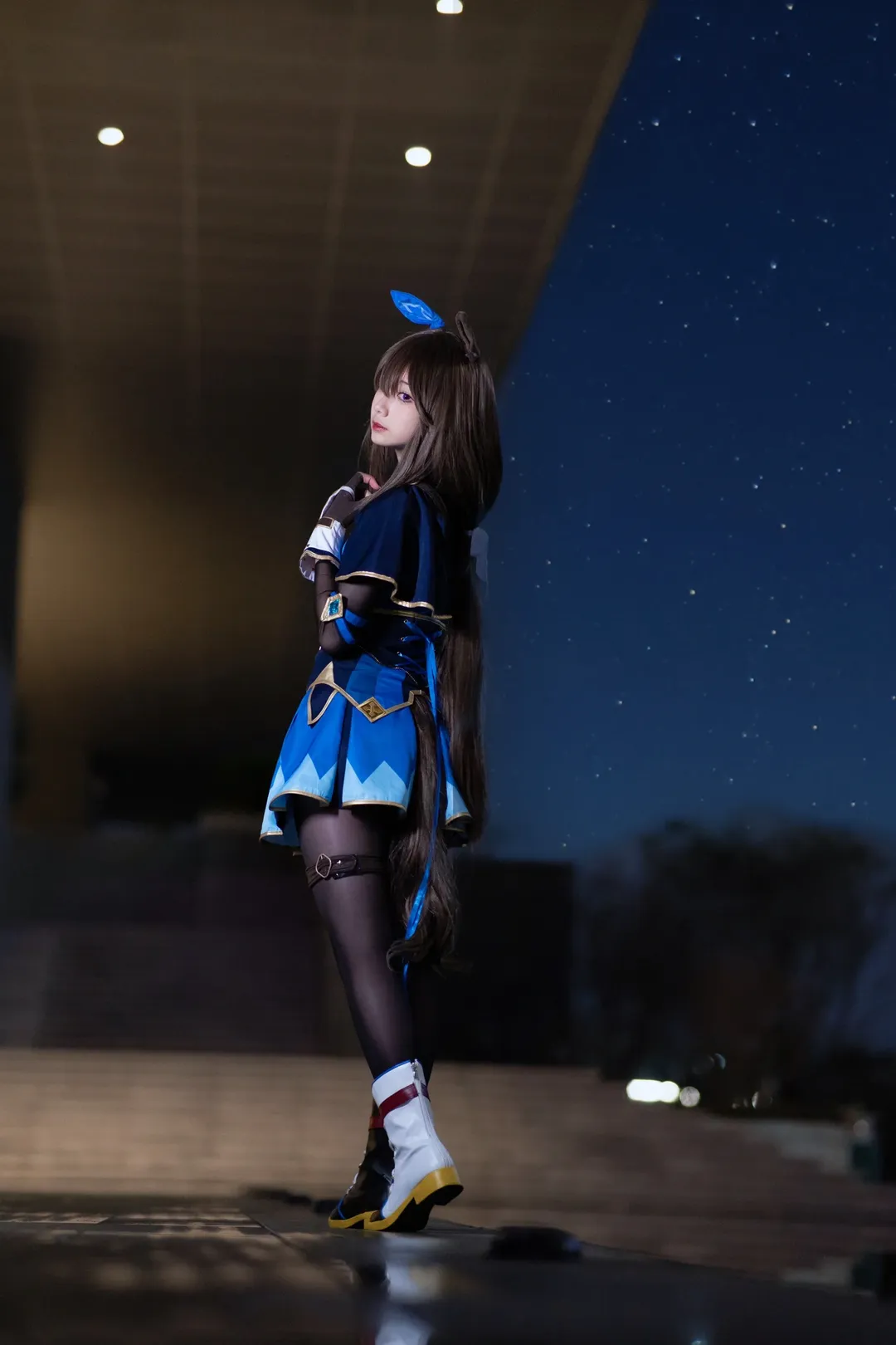 角色扮演, 爱慕织姬cos, 赛马娘, 星空夜景, 广州约拍