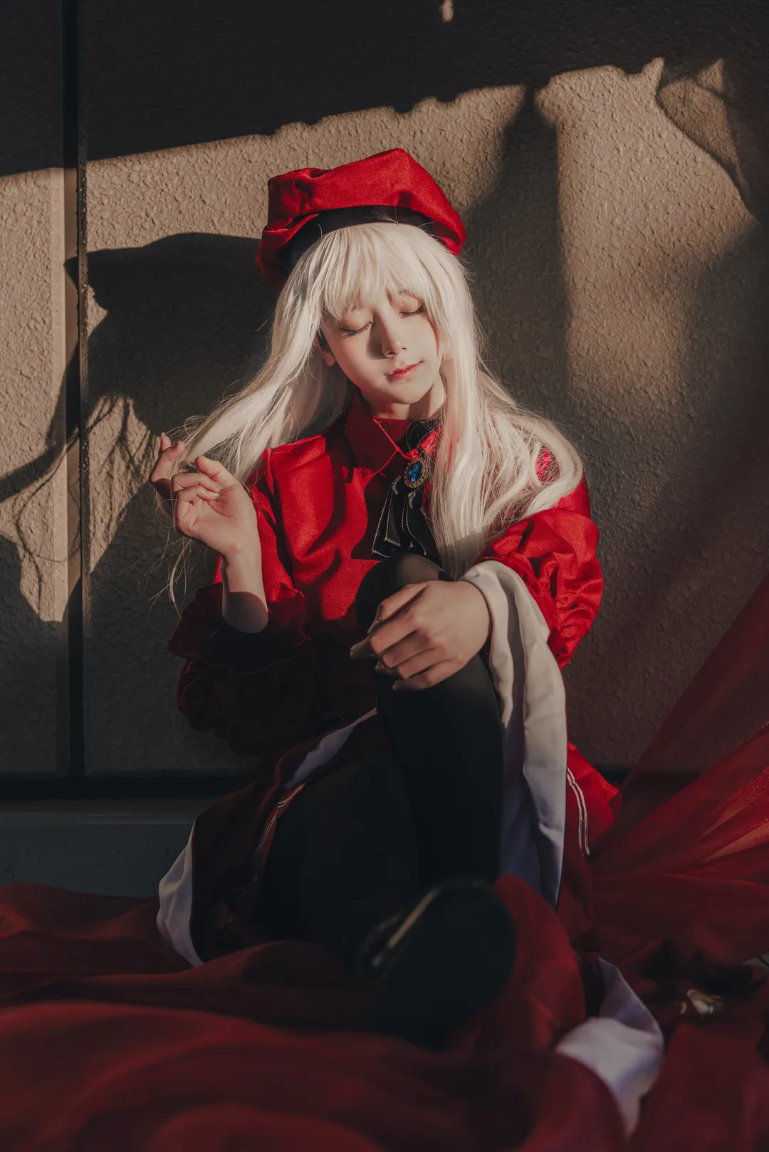 Fate/Grand Order, コスプレ撮影, カレン・オルテンシアのコスプレ, 都市の屋外風景, 赤い紗の光影 - 2枚目