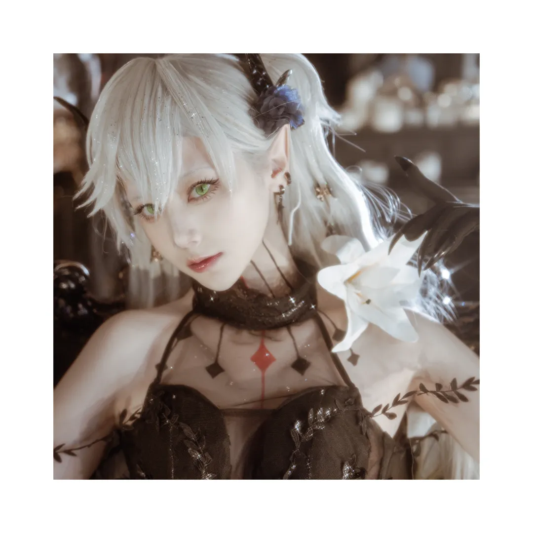 FGO, cosplay摄影, 暗黑哥特风, 莉莉丝cos, 十周年礼服 - 第11张