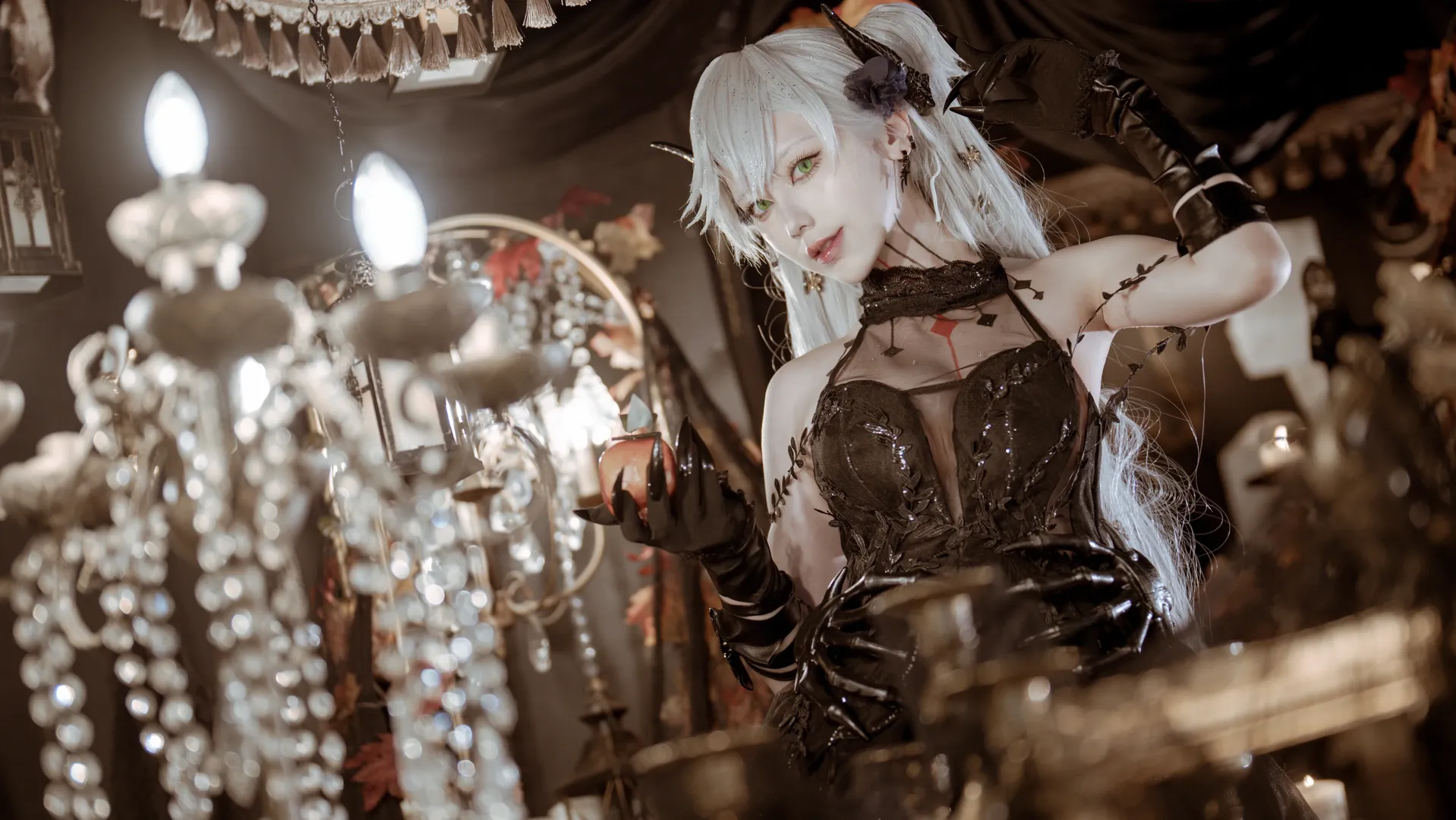 FGO, cosplay摄影, 暗黑哥特风, 莉莉丝cos, 十周年礼服 - 第2张