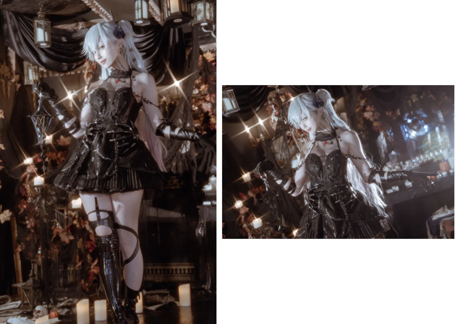 FGO, cosplay摄影, 暗黑哥特风, 莉莉丝cos, 十周年礼服 - 第3张