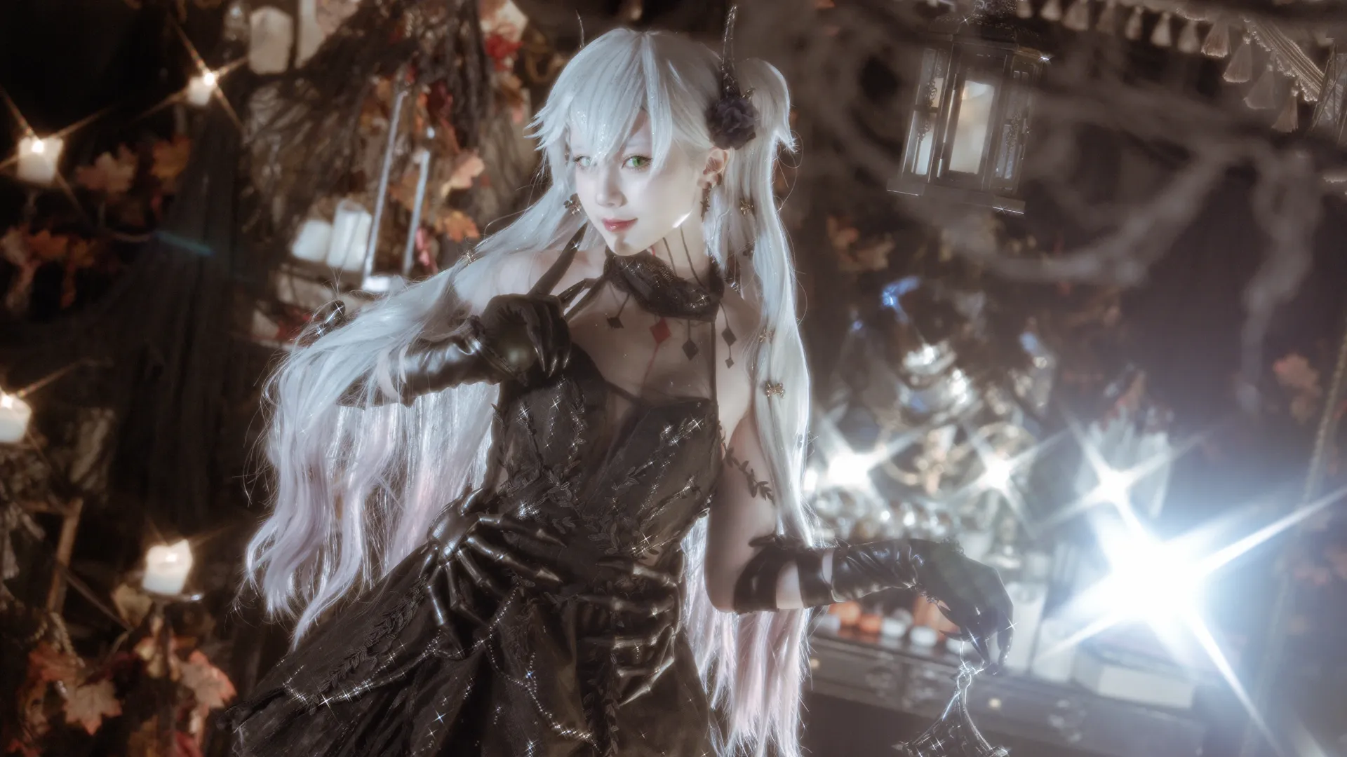 FGO, cosplay摄影, 暗黑哥特风, 莉莉丝cos, 十周年礼服 - 第4张