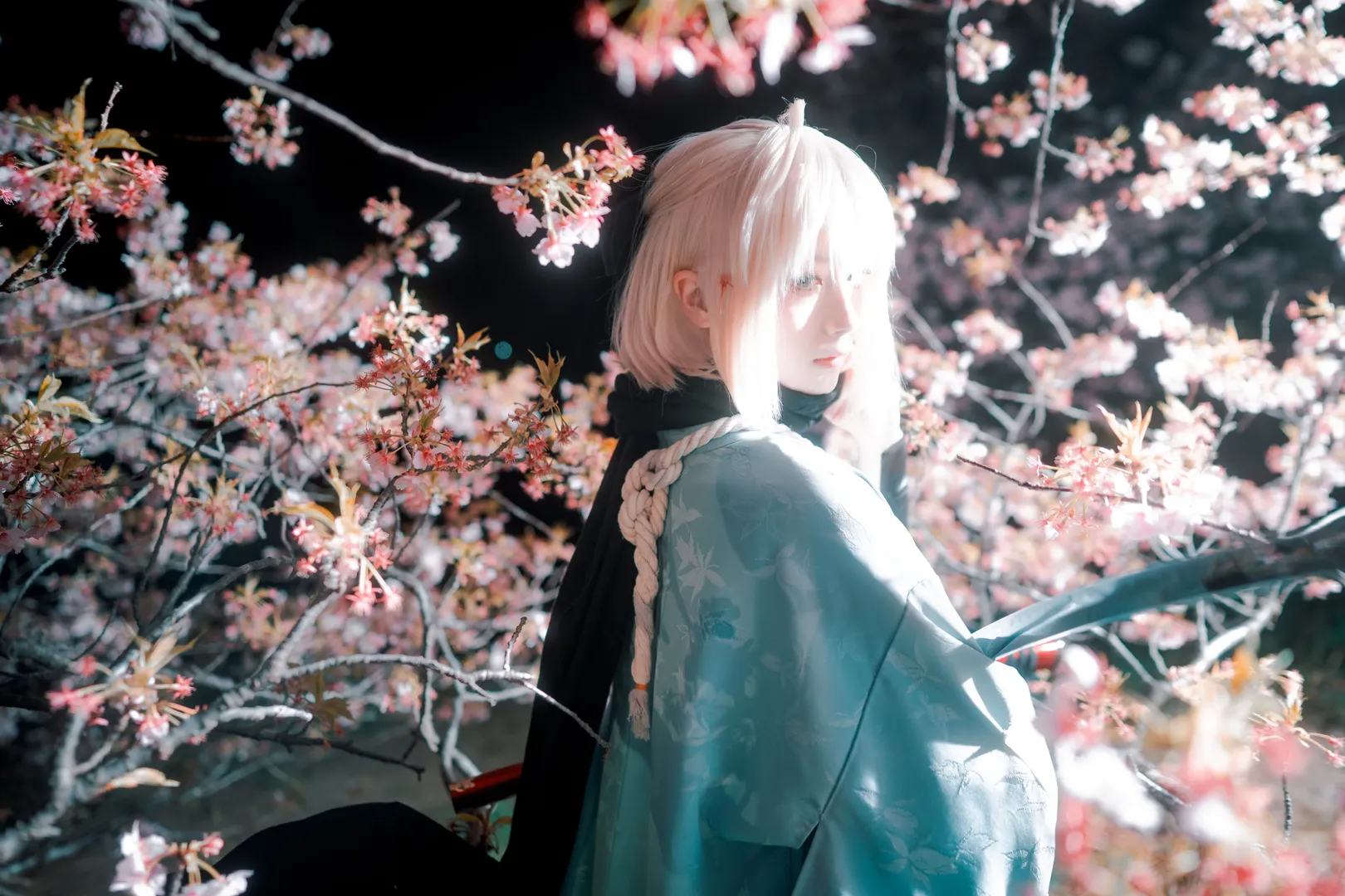 樱花摄影, 冲田总司cos, fgo, 加州清光, 剑道风 - 第6张