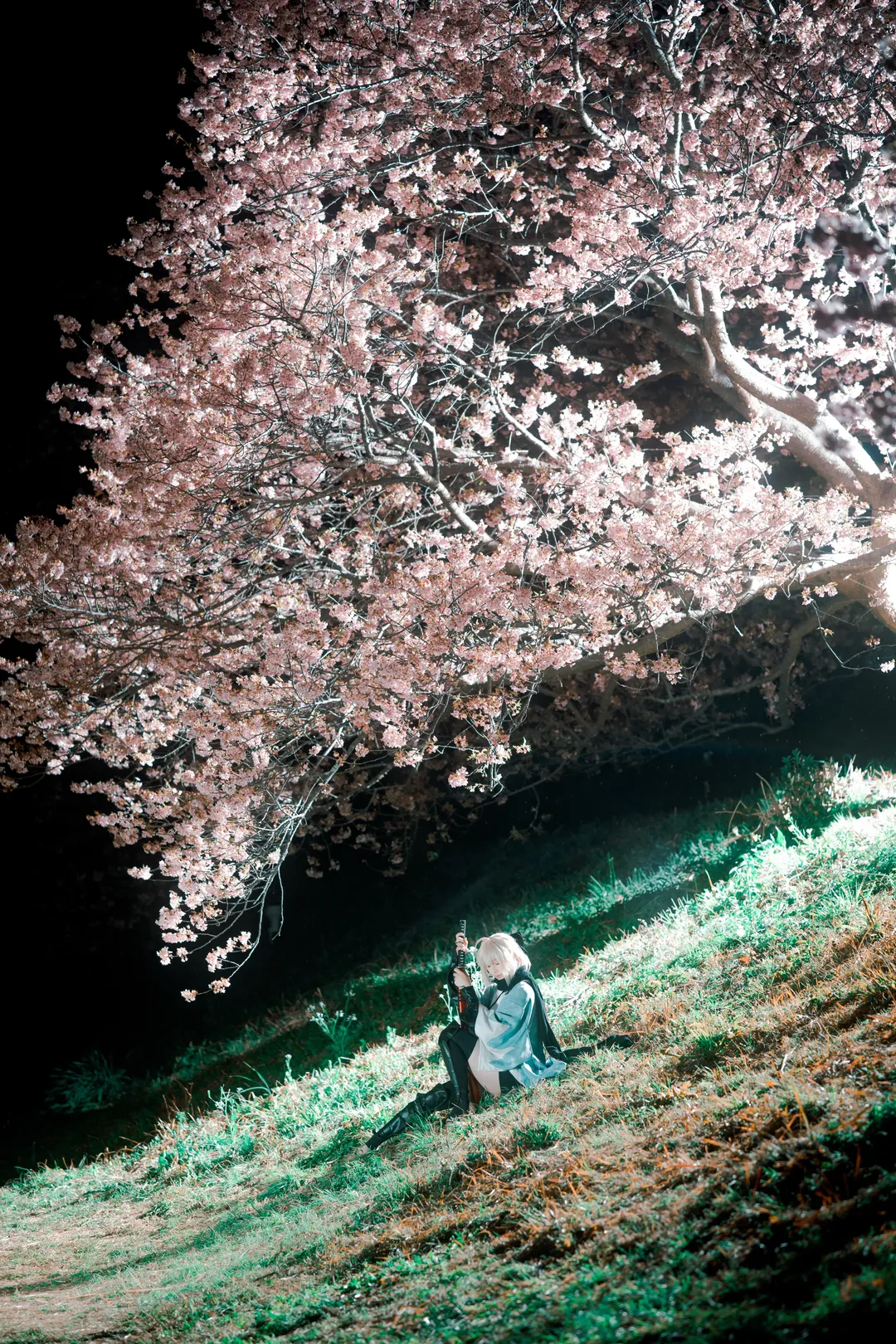 樱花摄影, 冲田总司cos, fgo, 加州清光, 剑道风 - 第9张