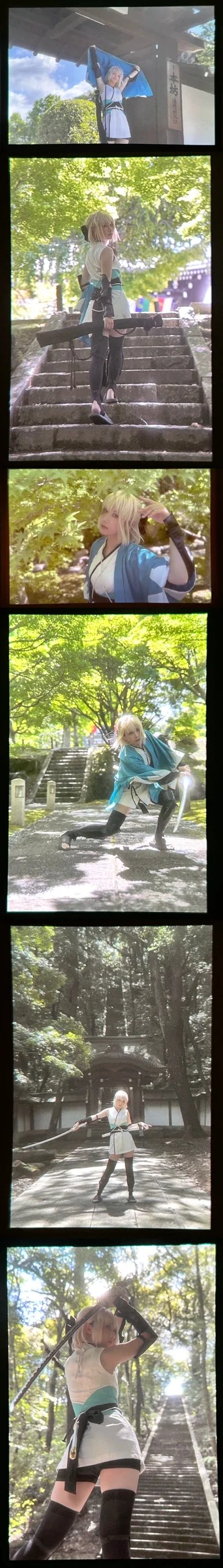 Fate/Grand Order, 沖田總司cos, 外景攝影, 繡球花寫真, 和風服化道 - 第8張