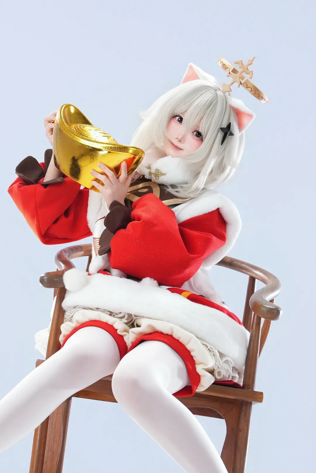 二次元, 原神, 海灯节, 派蒙cos, 新年Cosplay - 第1张