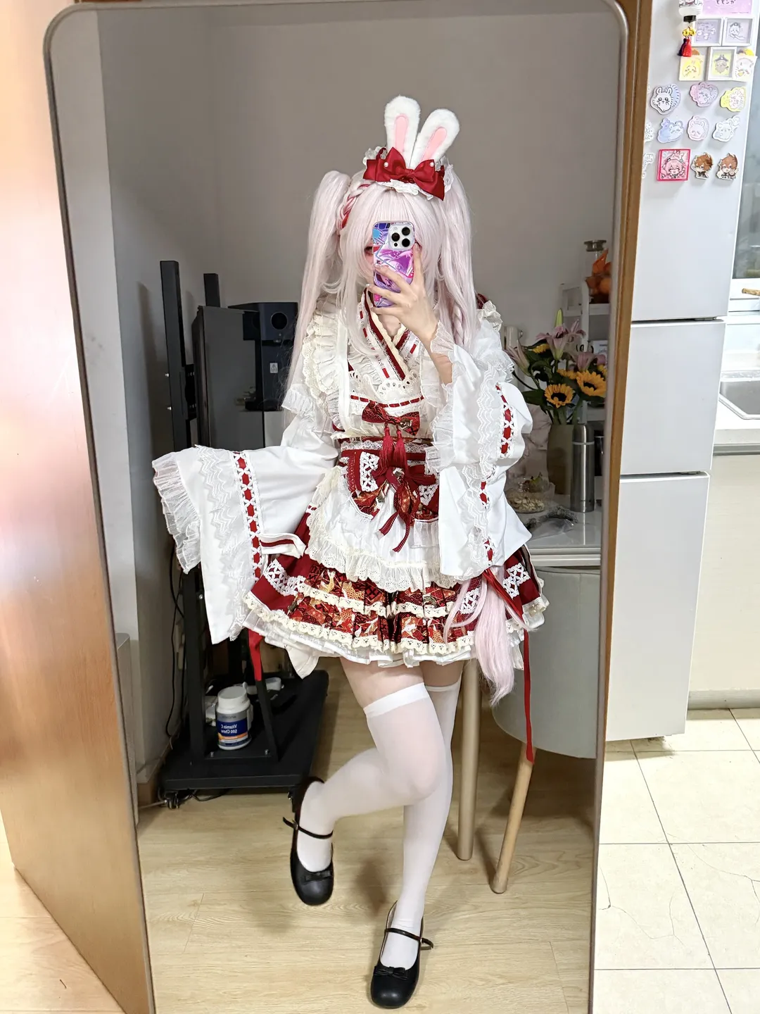 Honkai: Star Rail, Sparkle cosplay, Anime-style fashion, Cosplay fitting, Wa Lolita - Image 1