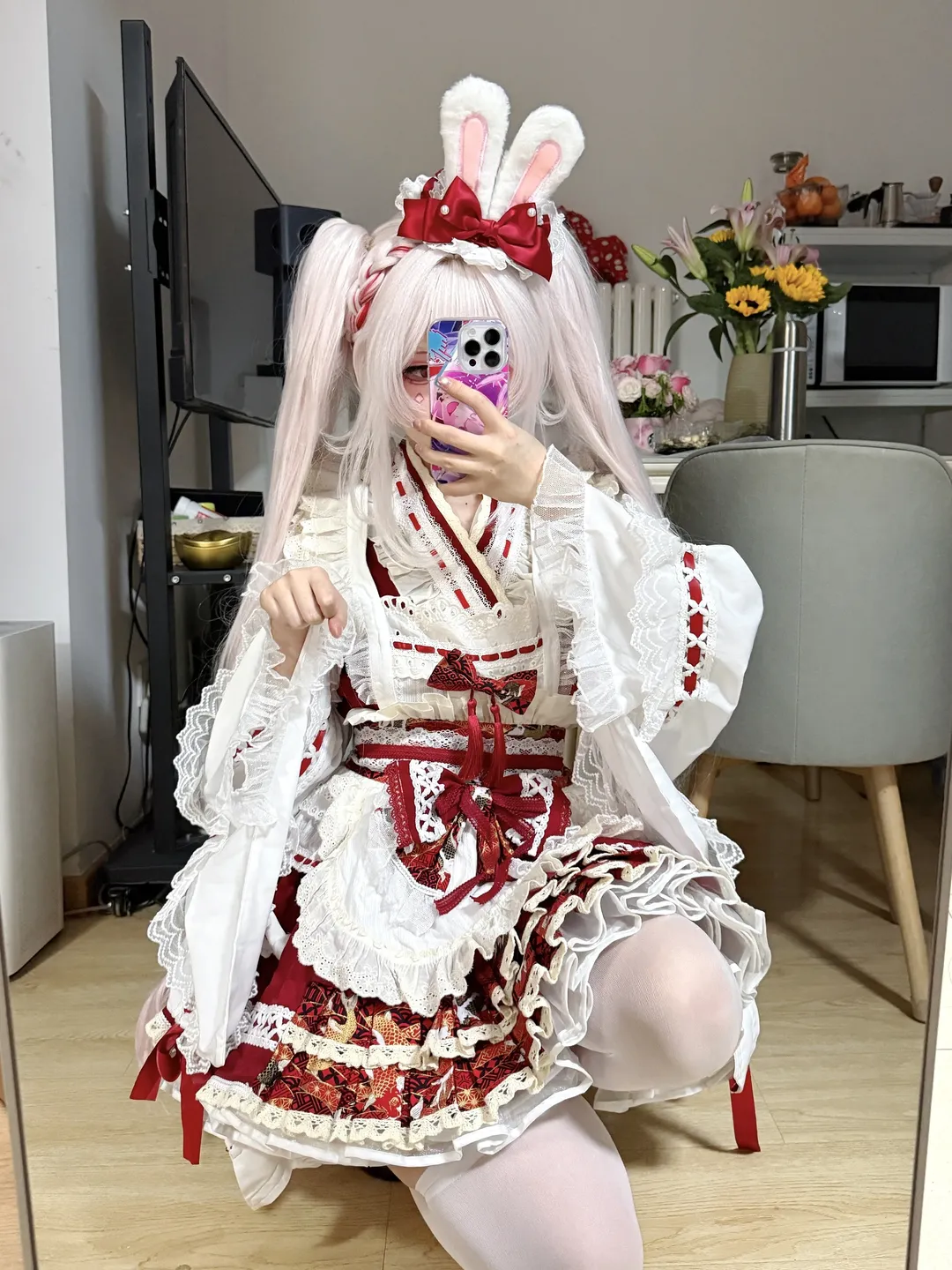 Honkai: Star Rail, Sparkle cosplay, Anime-style fashion, Cosplay fitting, Wa Lolita - Image 2